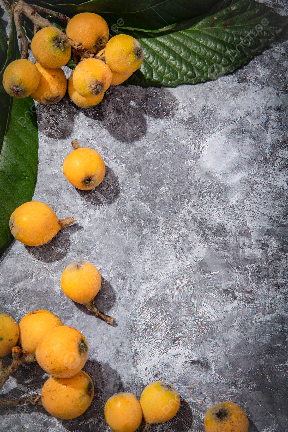 loquat fruits, yellow loquats, green leaves, HD Phone Wallpaper