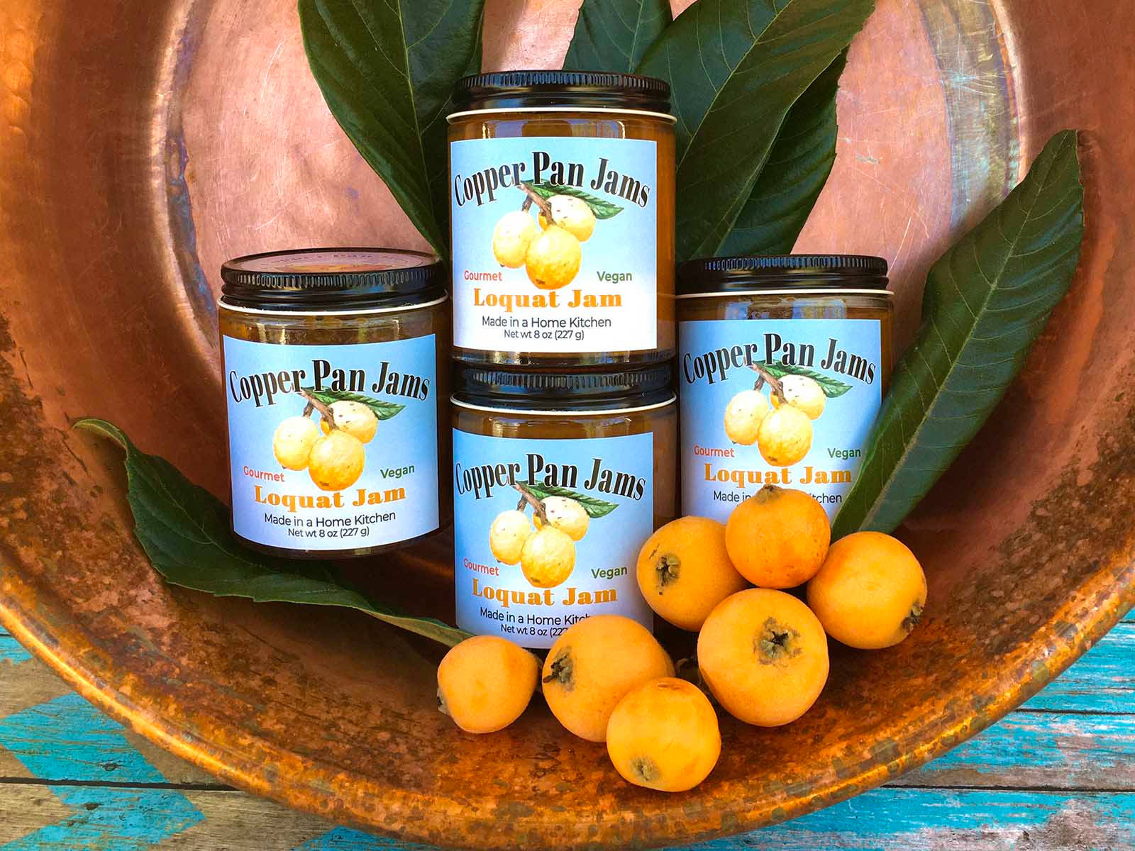 loquat jam, fresh loquats, rustic copper bowl, HD Desktop Wallpaper