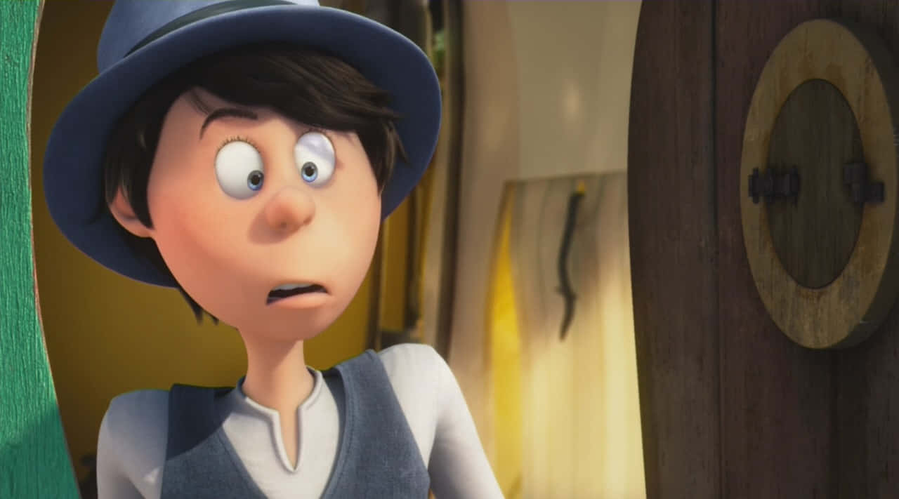 Lorax, animated boy, blue hat, HD Desktop Wallpaper