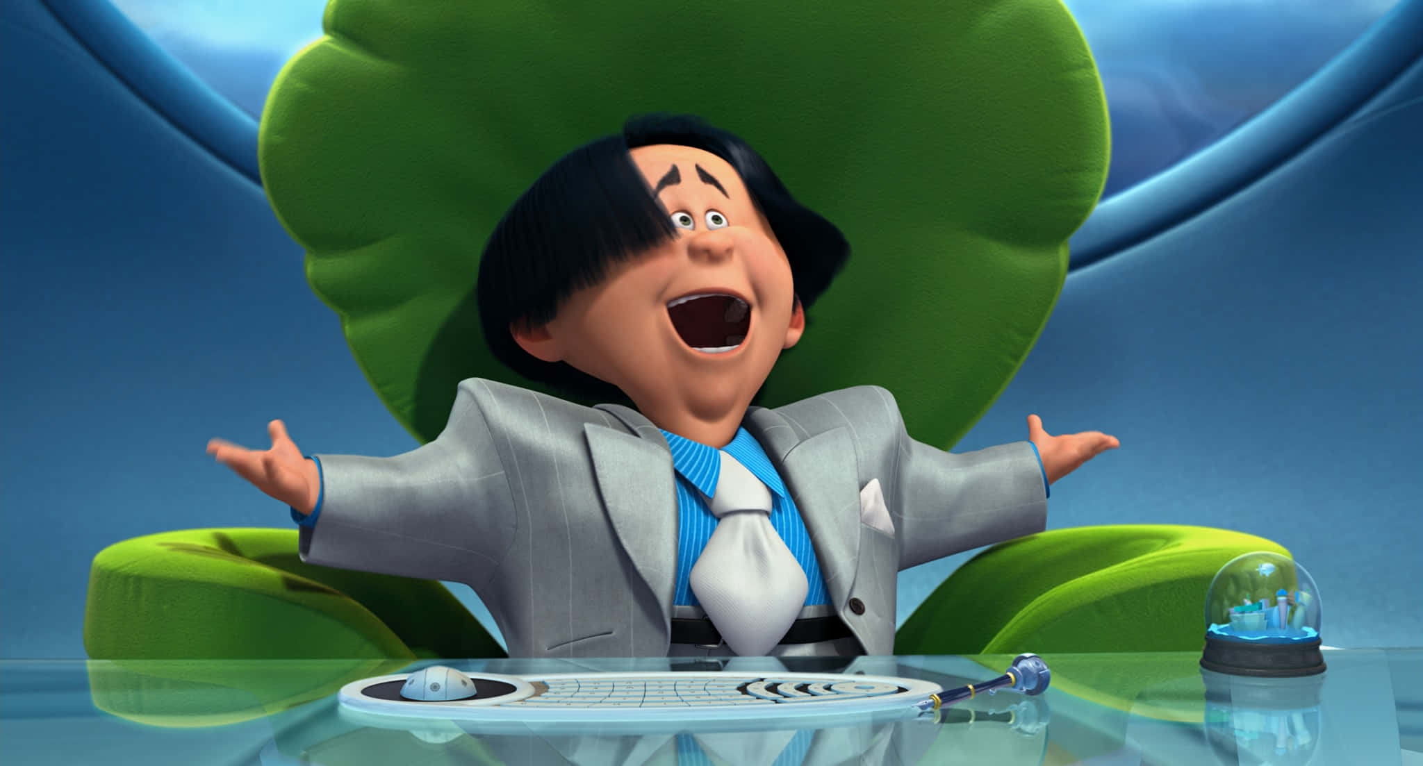 Lorax, cartoon man, suit, Full HD Desktop Wallpaper