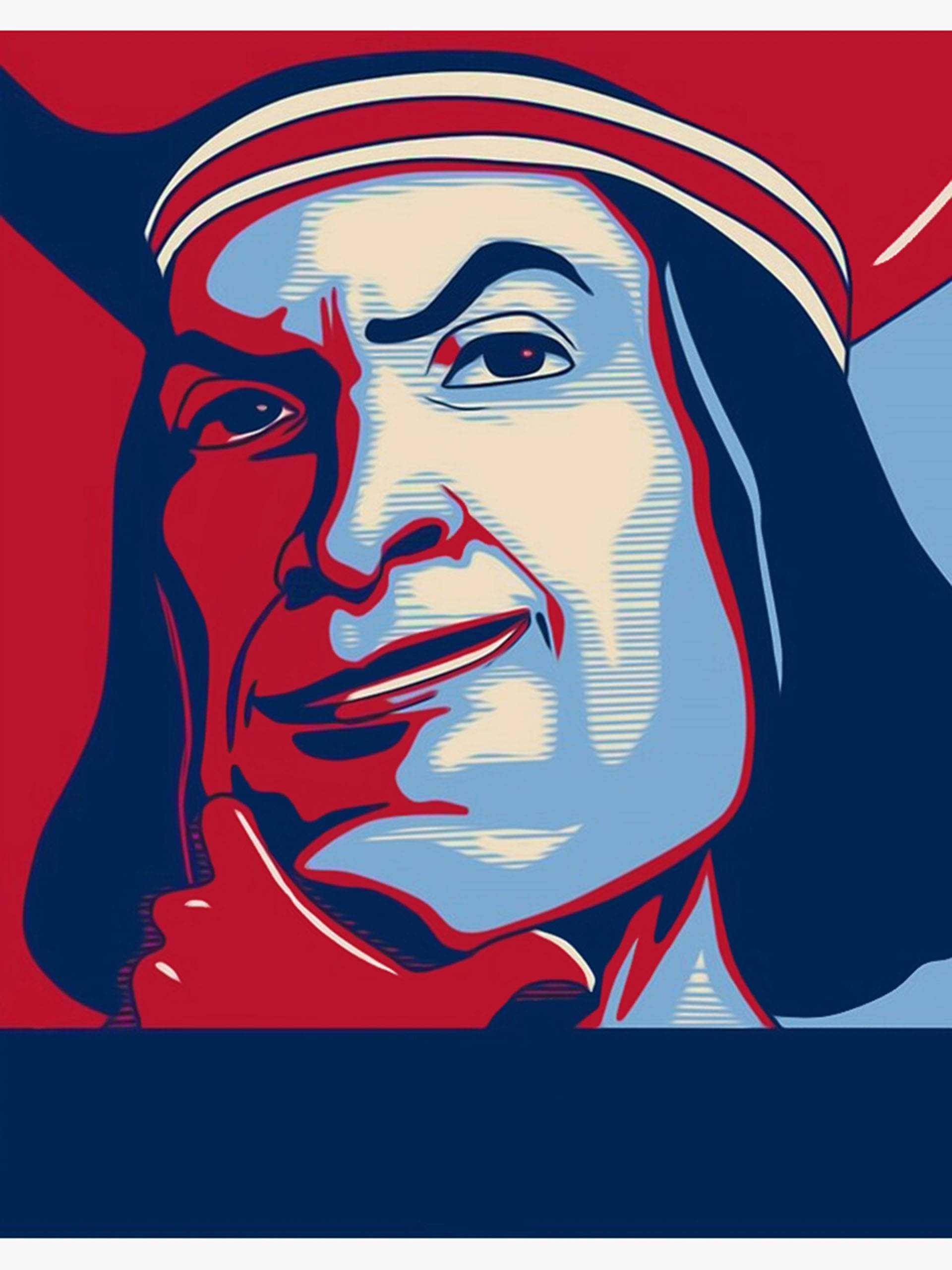 Lord Farquaad, red hat, bold red blue and cream colors, 2K Phone Wallpaper