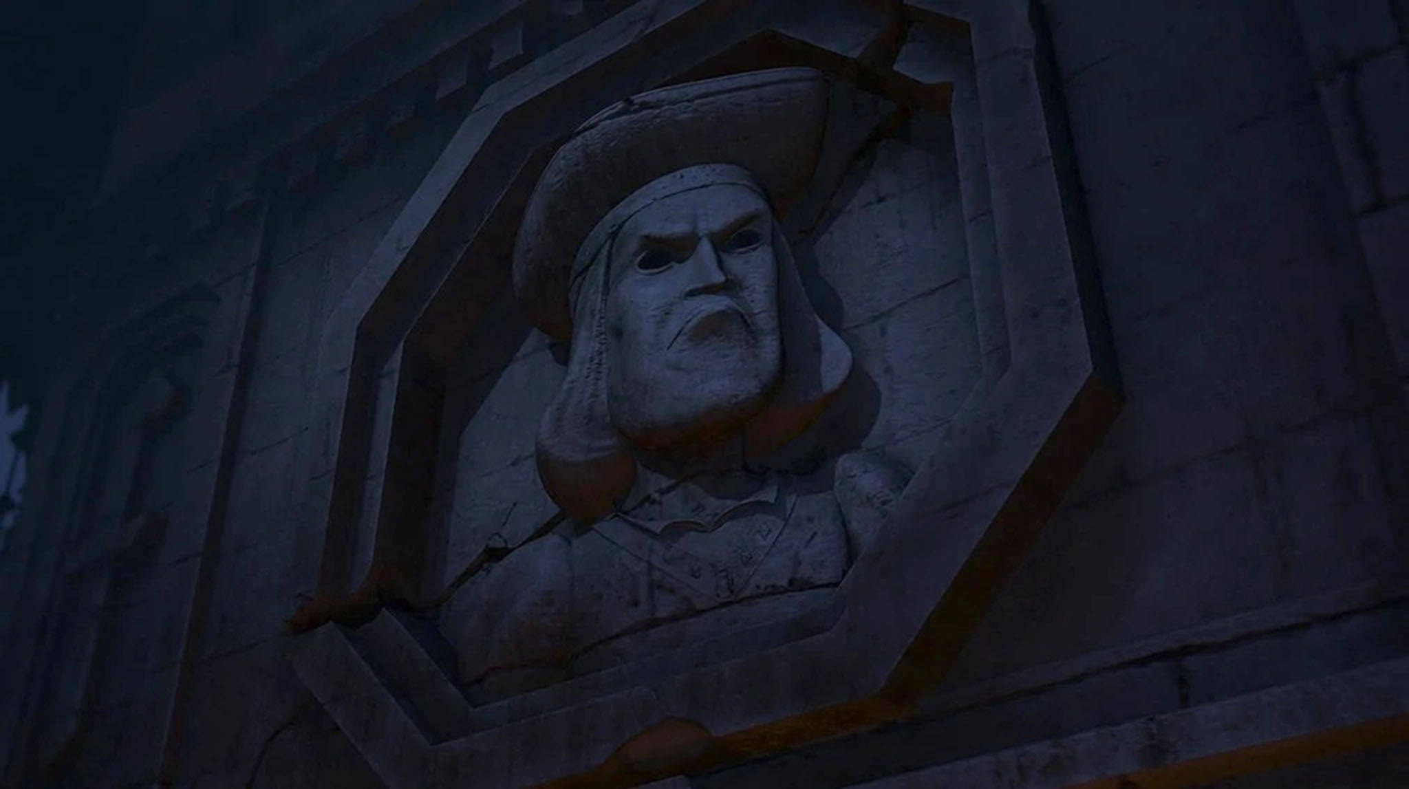 Lord Farquaad, stone relief, bearded man, Full HD Desktop Wallpaper