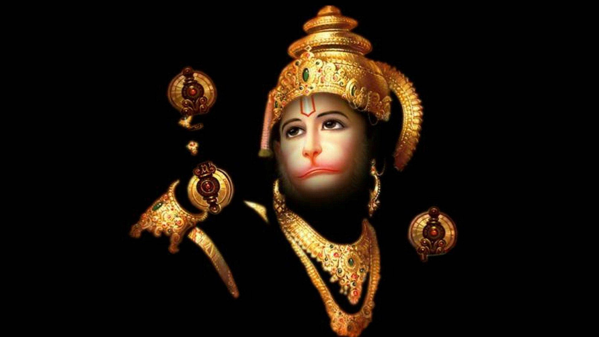 Lord Hanuman, 3D, Hindu myth, Full HD Desktop Wallpaper