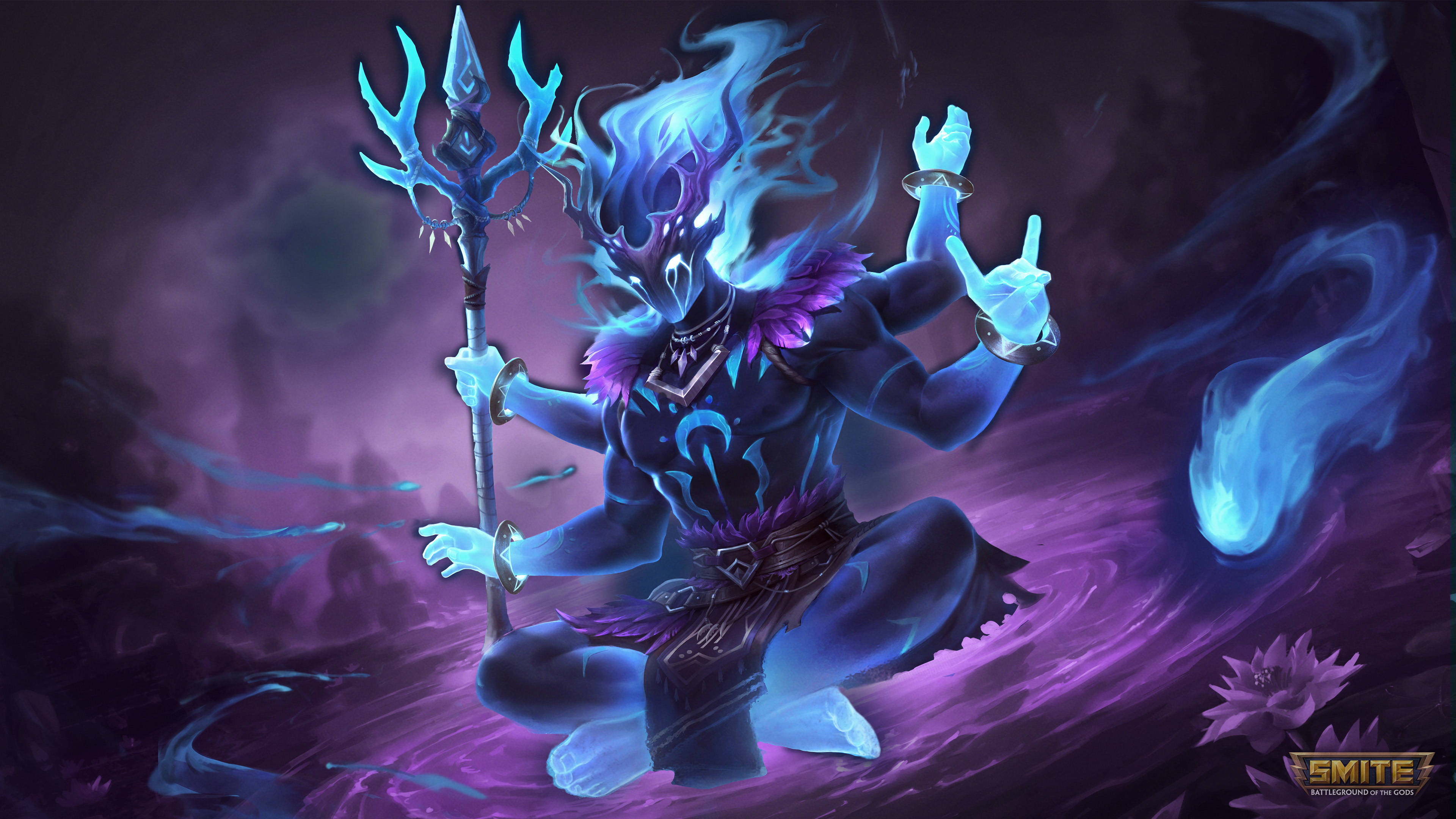 Lord Shiva, 4K, demonic figure, 4K Desktop Wallpaper