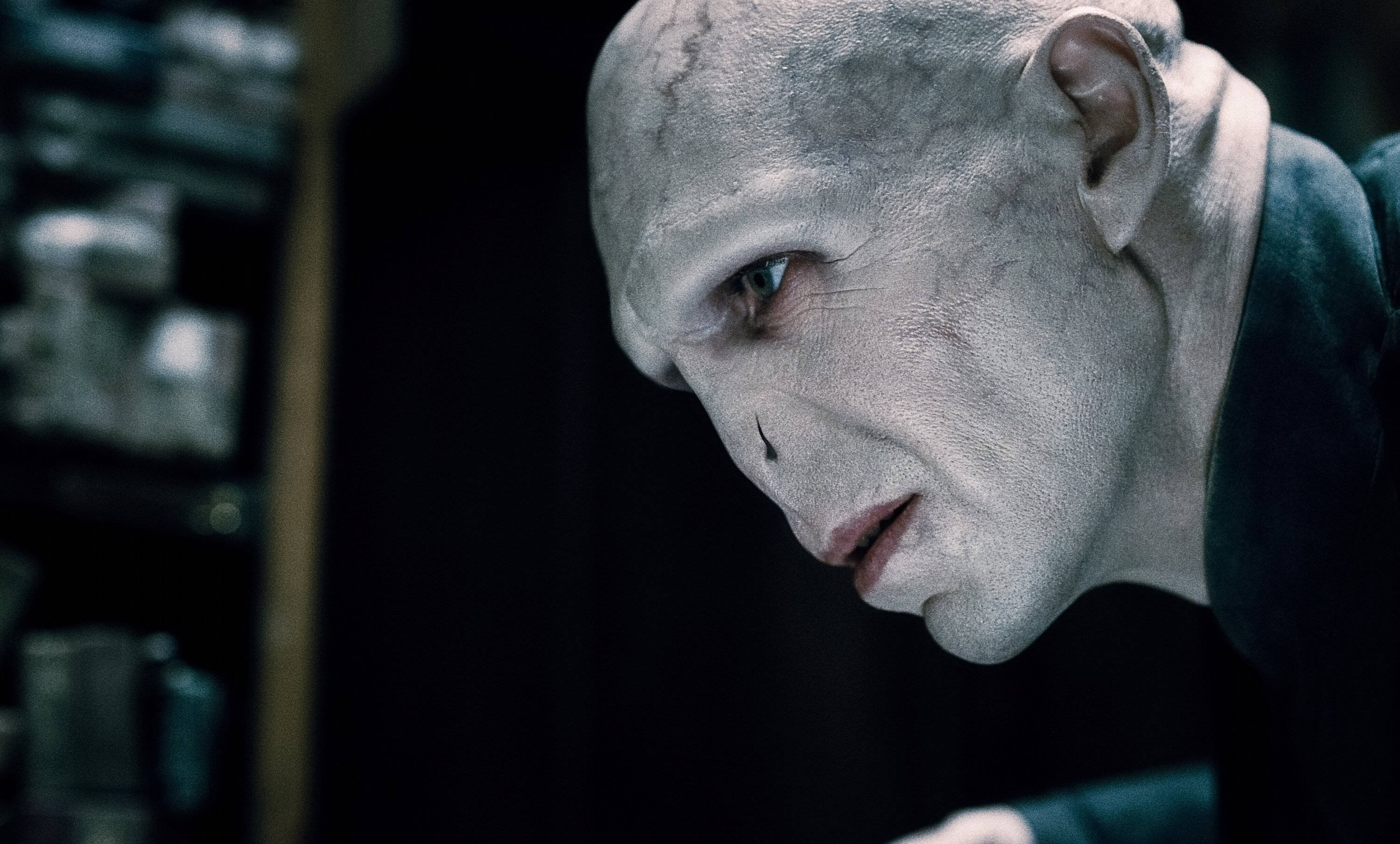 Lord Voldemort, pale, bald, 2K Desktop Wallpaper