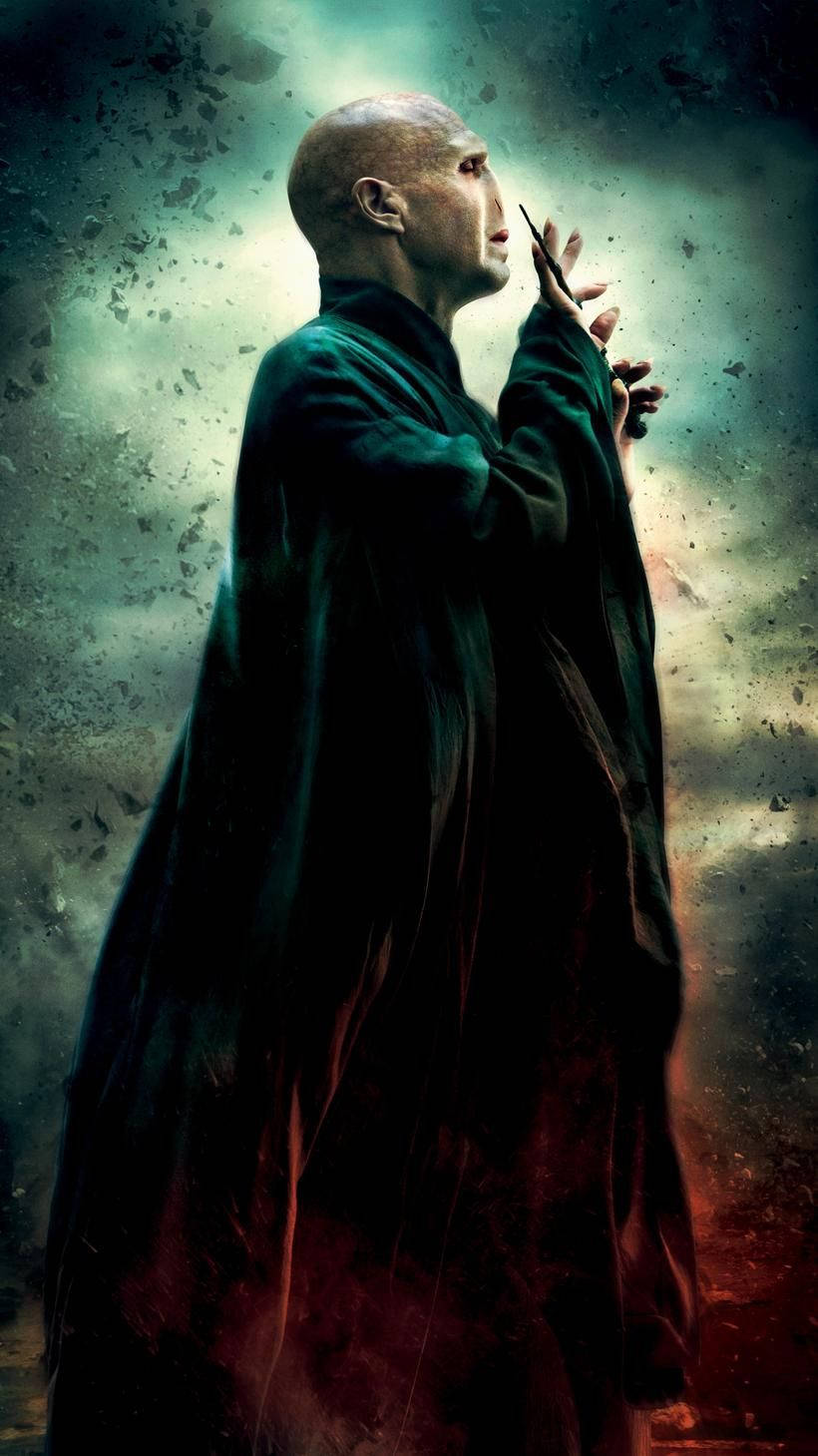 Lord Voldemort, dark green robe, stormy sky, HD Phone Wallpaper