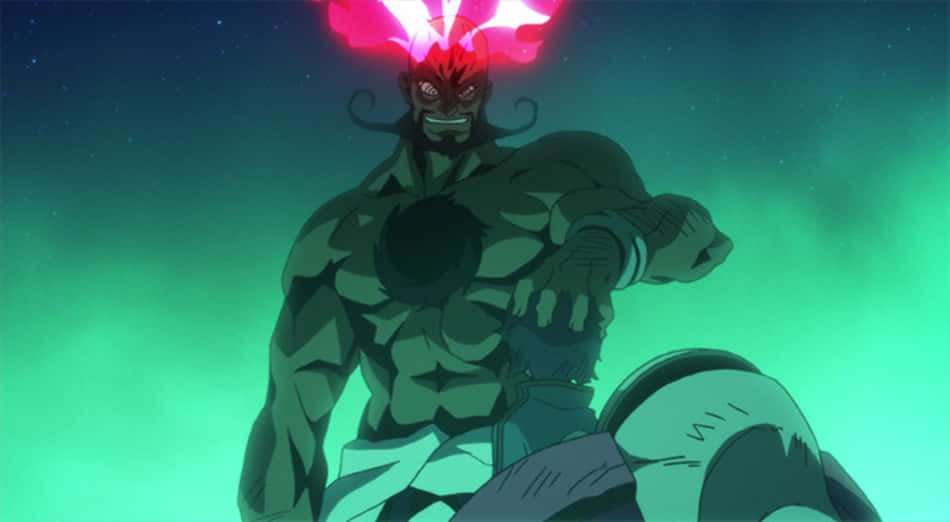 Lordgenome, glowing red hair, horns, SD Desktop Wallpaper