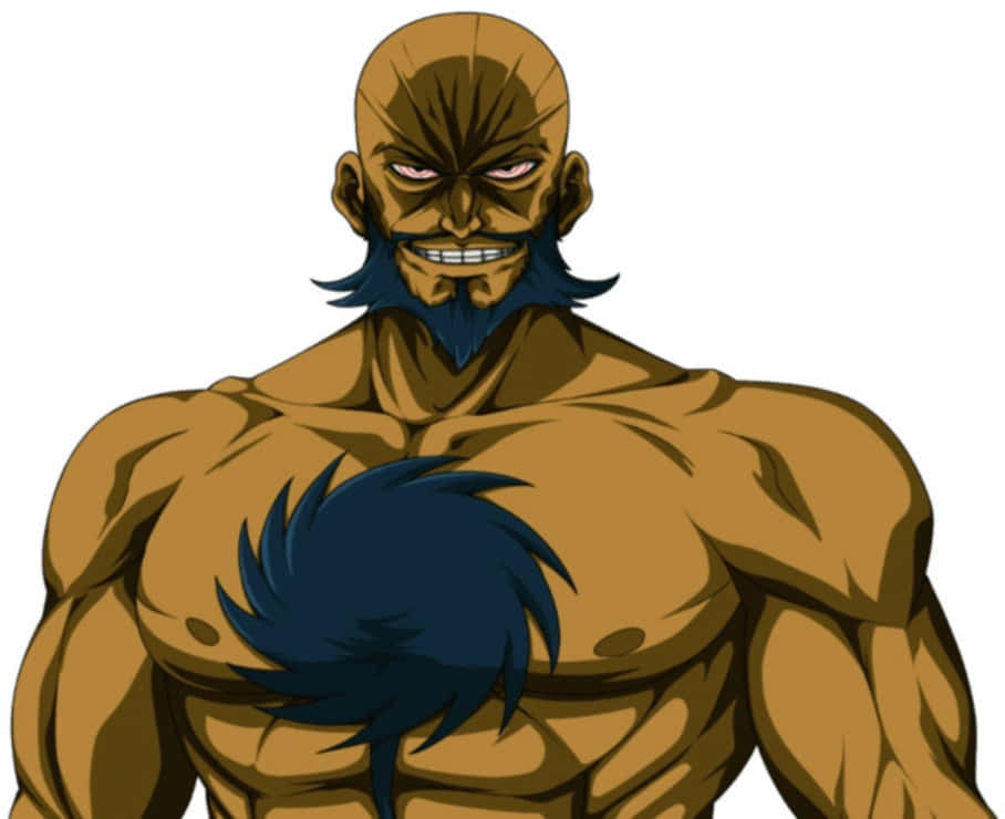 Lordgenome, blue beard, muscular anime man, SD Desktop Wallpaper