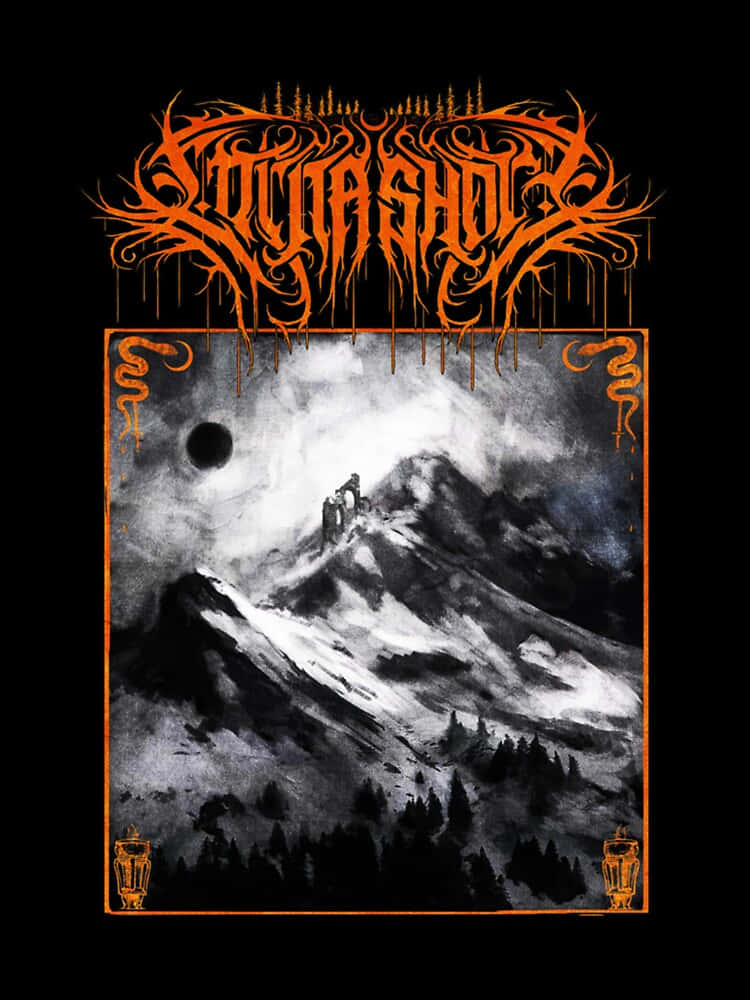 Lorna Shore, black and white, mountain scene, SD Phone Wallpaper