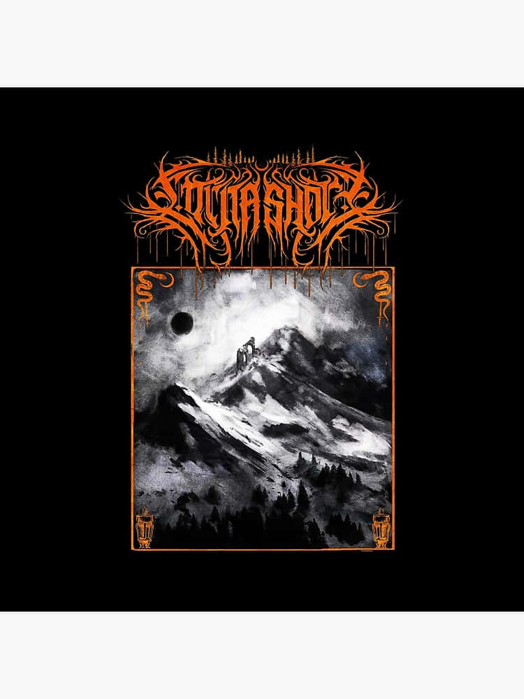 Lorna Shore, black and white, mountain scene, SD Phone Wallpaper