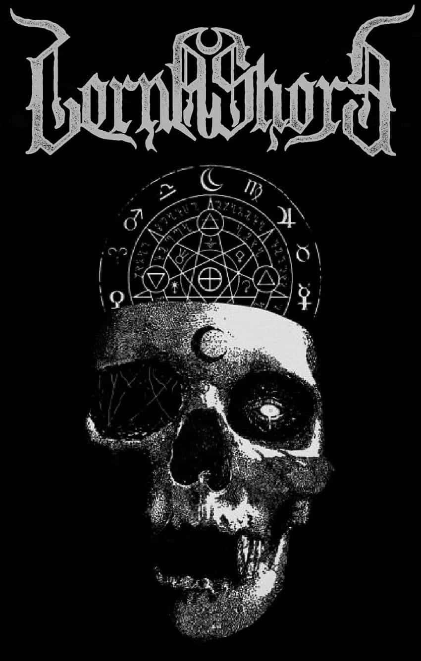 Lorna Shore, skull, occult symbol, HD Phone Wallpaper