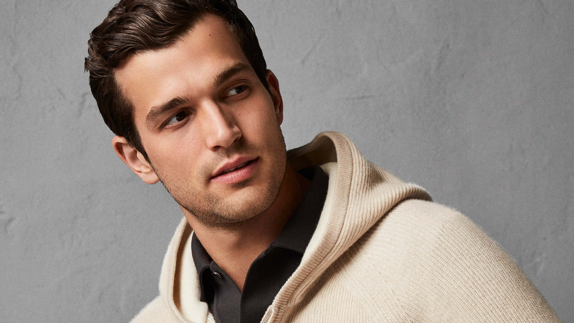 Loro Piana, hooded sweater, cream hoodie, Full HD Desktop Wallpaper