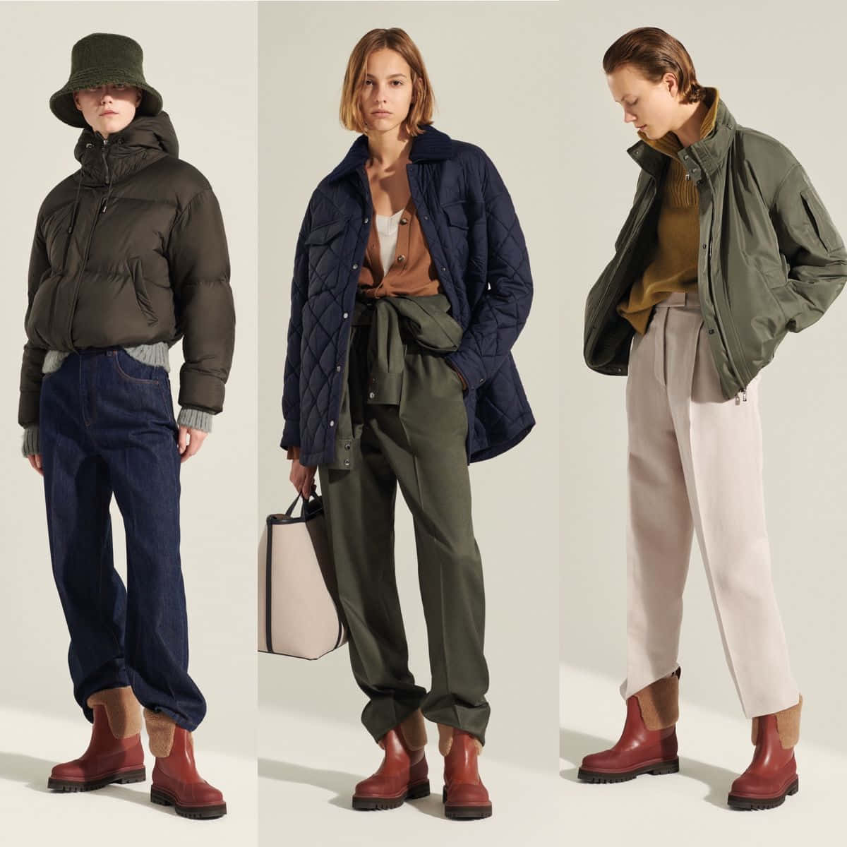 Loro Piana, Fall-Winter 2022 Ready-to-Wear Collection, studio background, SD Desktop Wallpaper