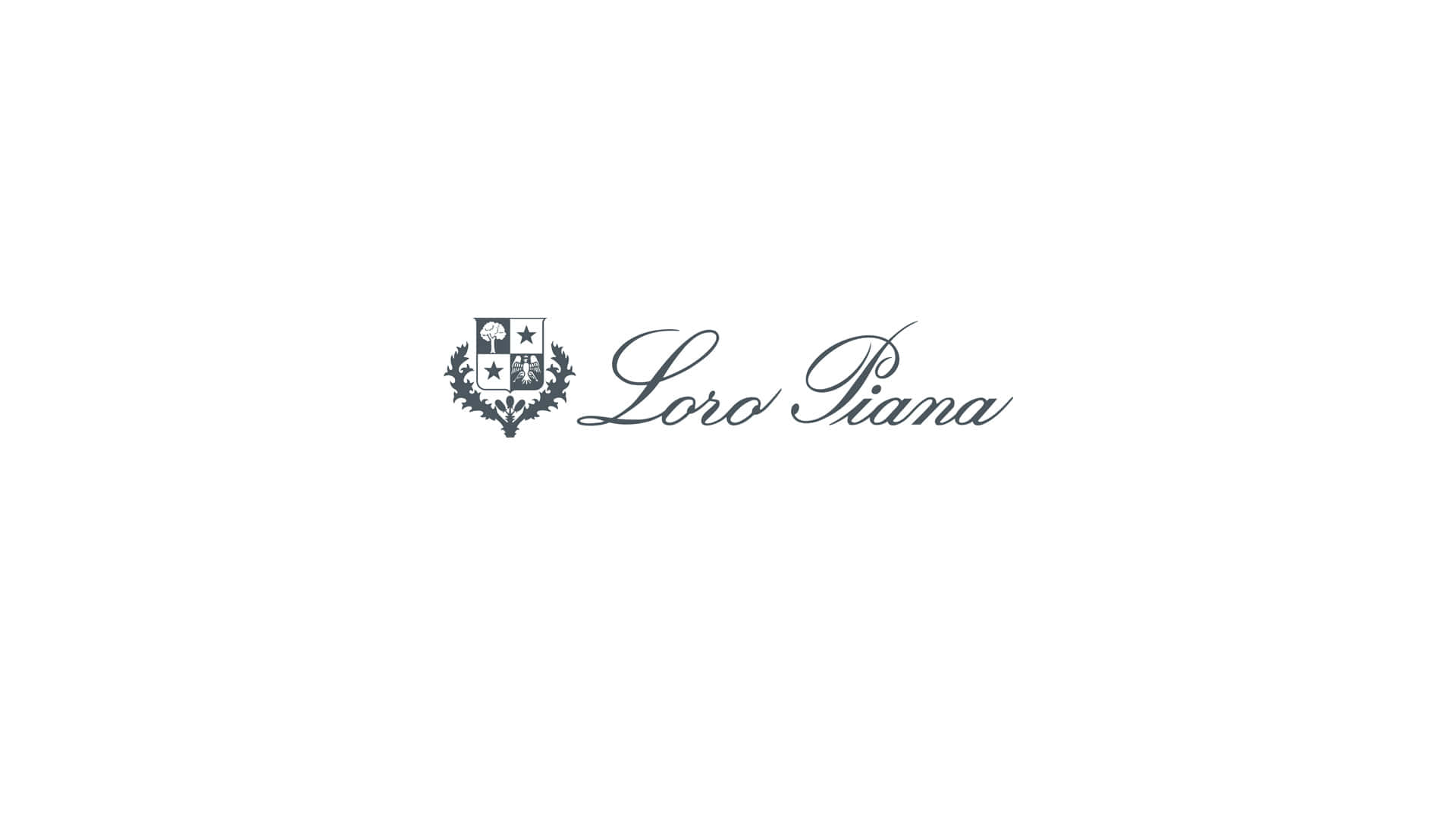 Loro Piana, white background, crest, Full HD Desktop Wallpaper