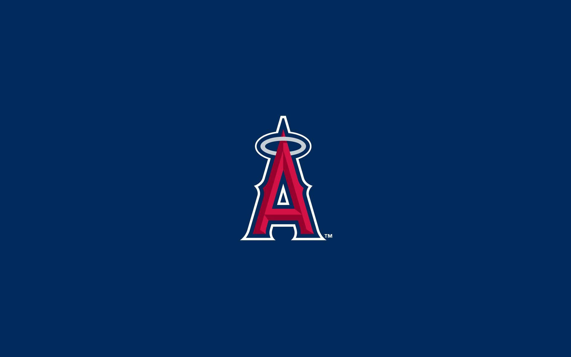 Los Angeles Angels, red, white, Full HD Desktop Wallpaper