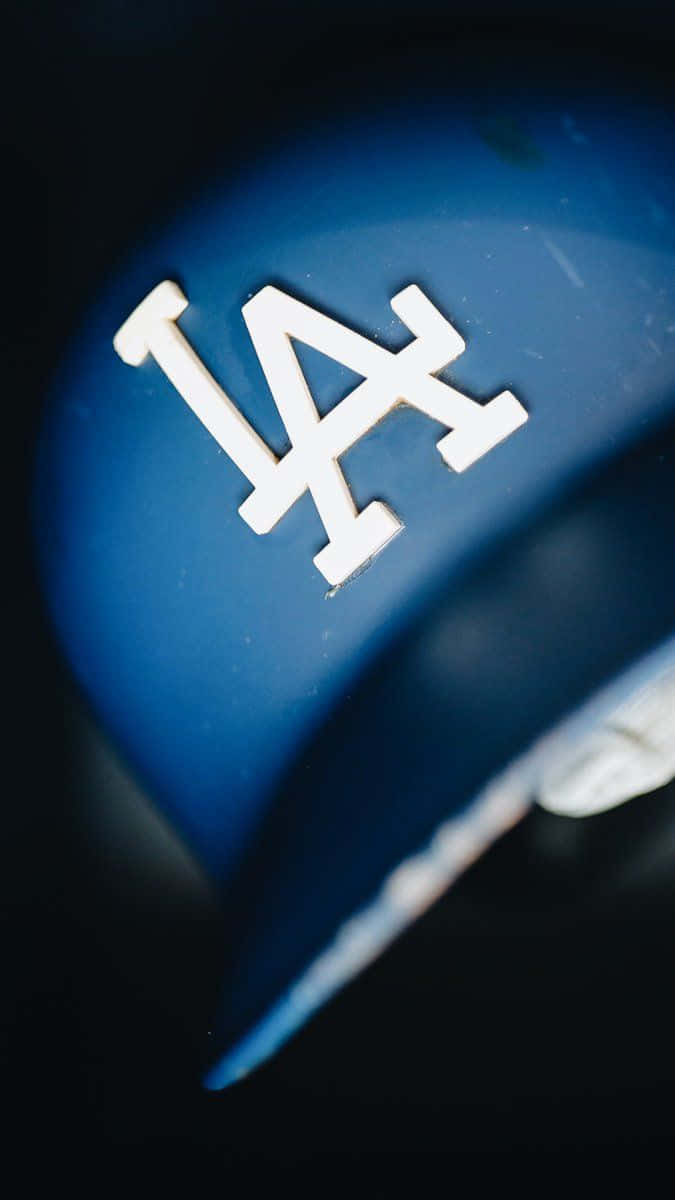 LA Dodgers, blue baseball cap, white LA logo, SD Phone Wallpaper