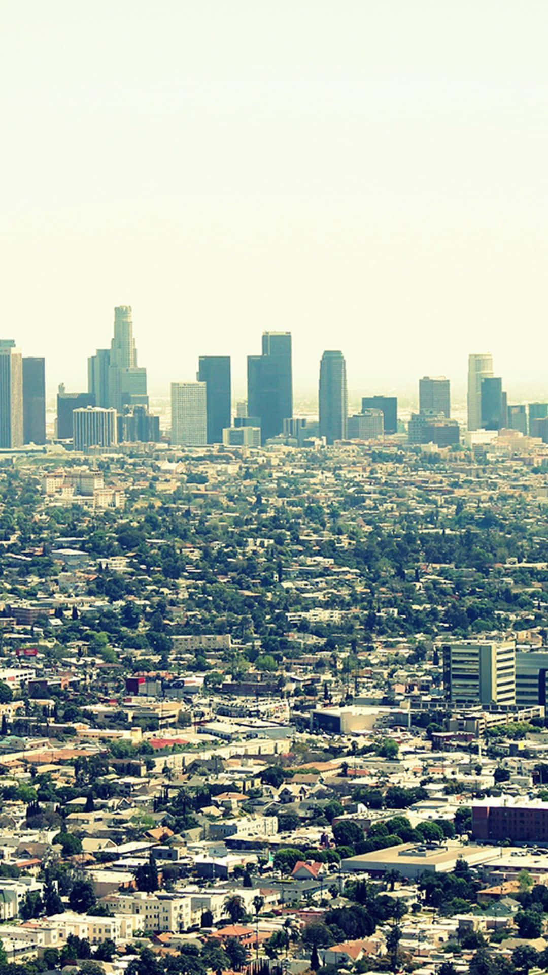 Los Angeles, iPhone, skyline, Full HD Phone Wallpaper