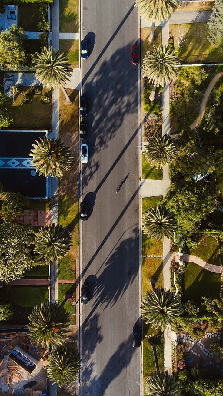 Los Angeles, iPhone, aerial view, HD Phone Wallpaper