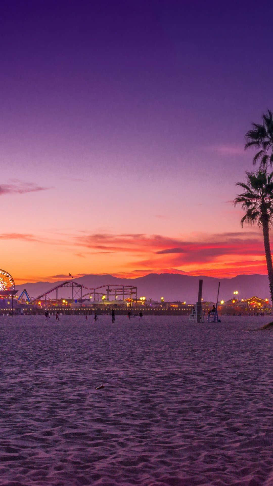 Los Angeles, iPhone, sunset, Full HD Phone Wallpaper