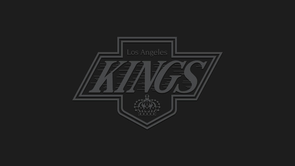 Los Angeles Kings, gray logo, black and gray, SD Desktop Wallpaper