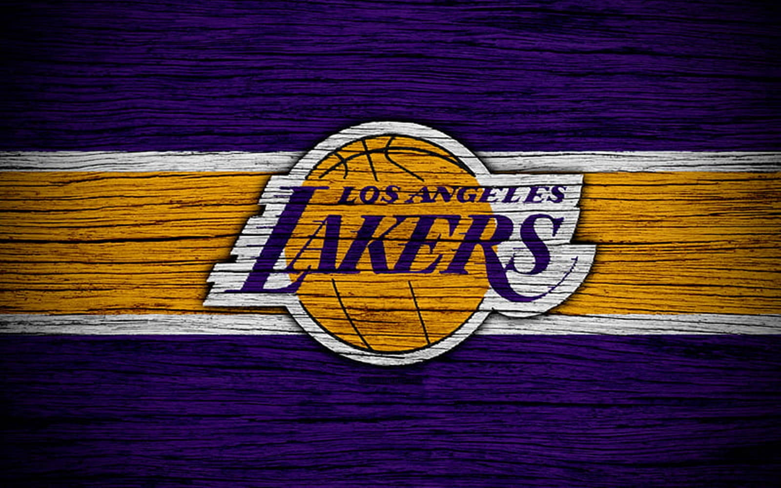 Los Angeles Lakers, logo, purple, HD Desktop Wallpaper
