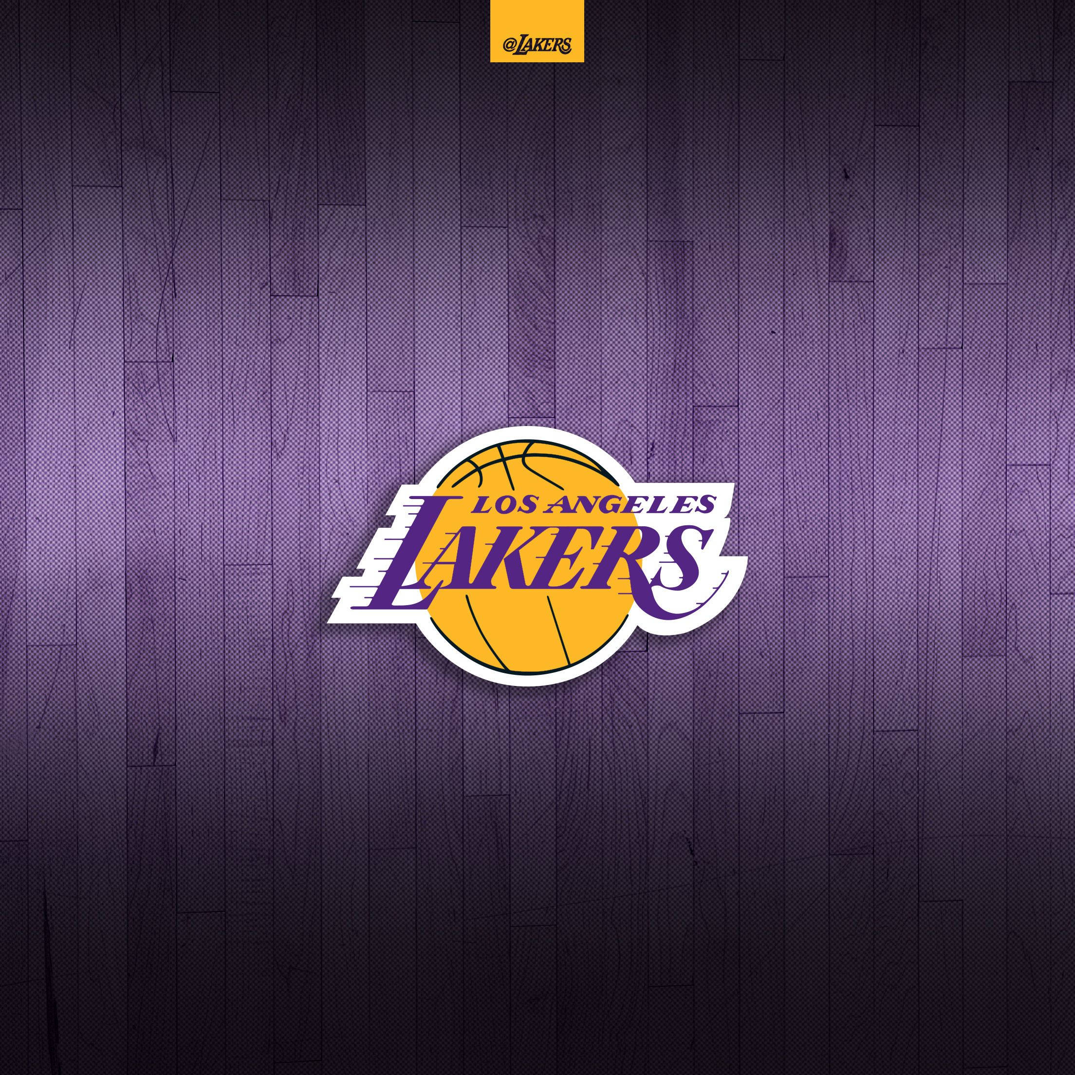 Los Angeles Lakers, logo, purple, Full HD Desktop Wallpaper