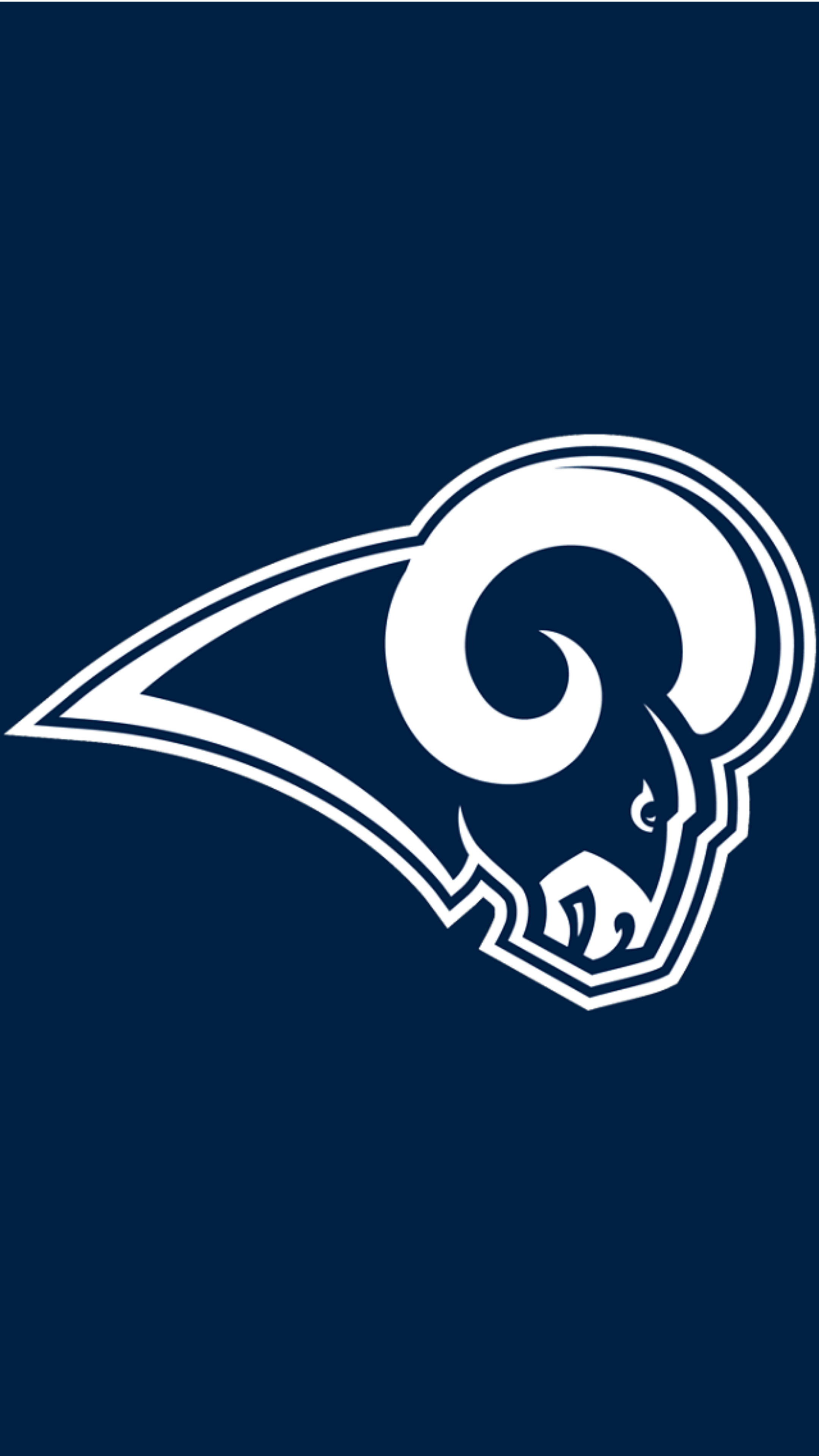 Los Angeles Rams, white, blue, 4K Phone Wallpaper