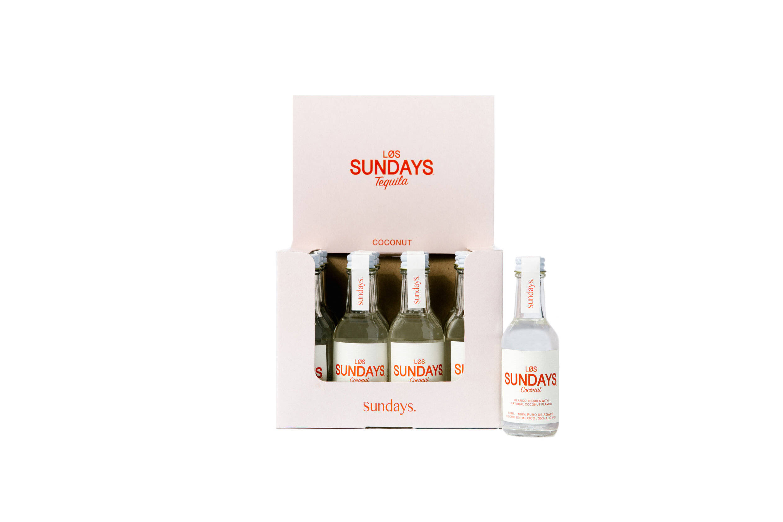 Los Sundays, pink box, tequila bottles, Full HD Desktop Wallpaper