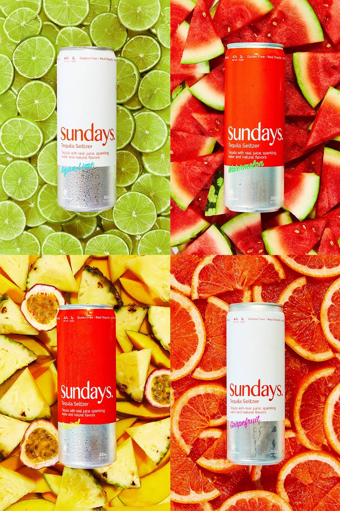 Los Sundays, Fruit Tequila Seltzer, limes, HD Phone Wallpaper