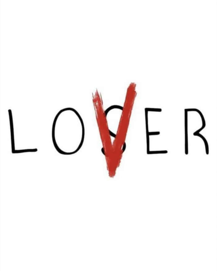Losers Club, red brushstroke, white background, SD Phone Wallpaper