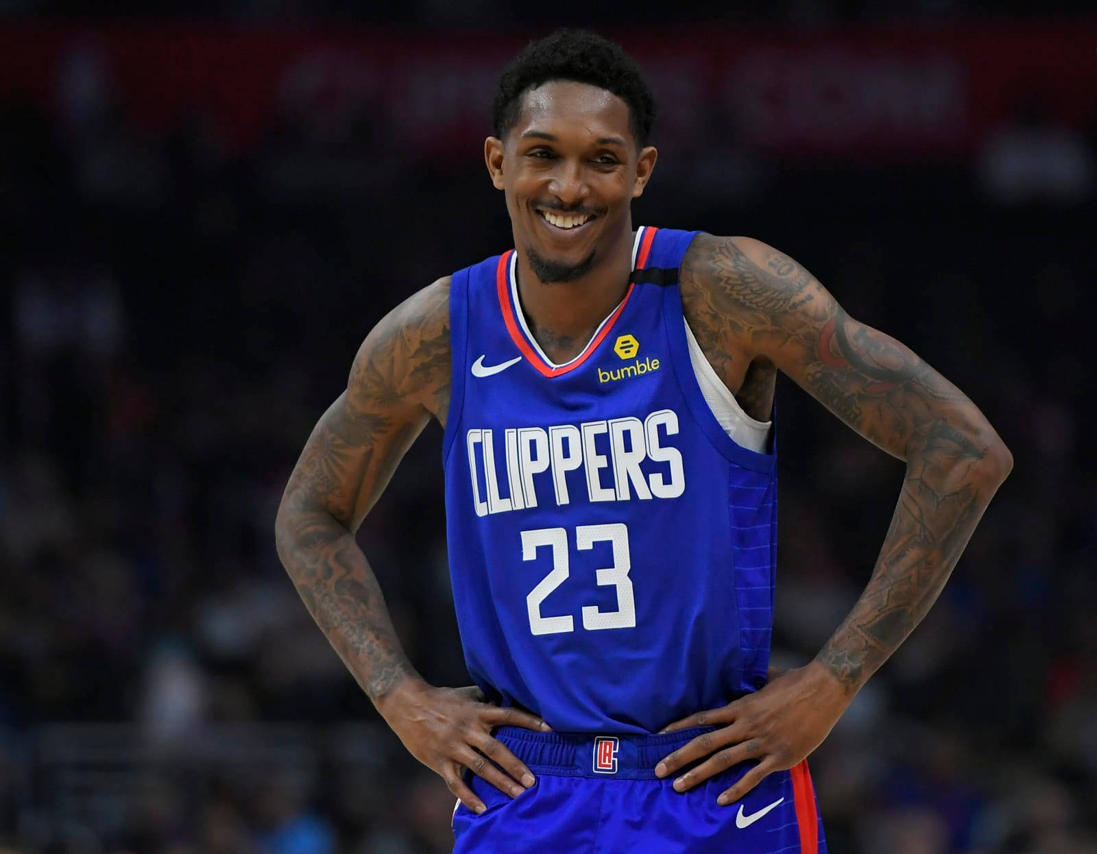 Lou Williams, blue Clippers jersey, number 23, HD Desktop Wallpaper