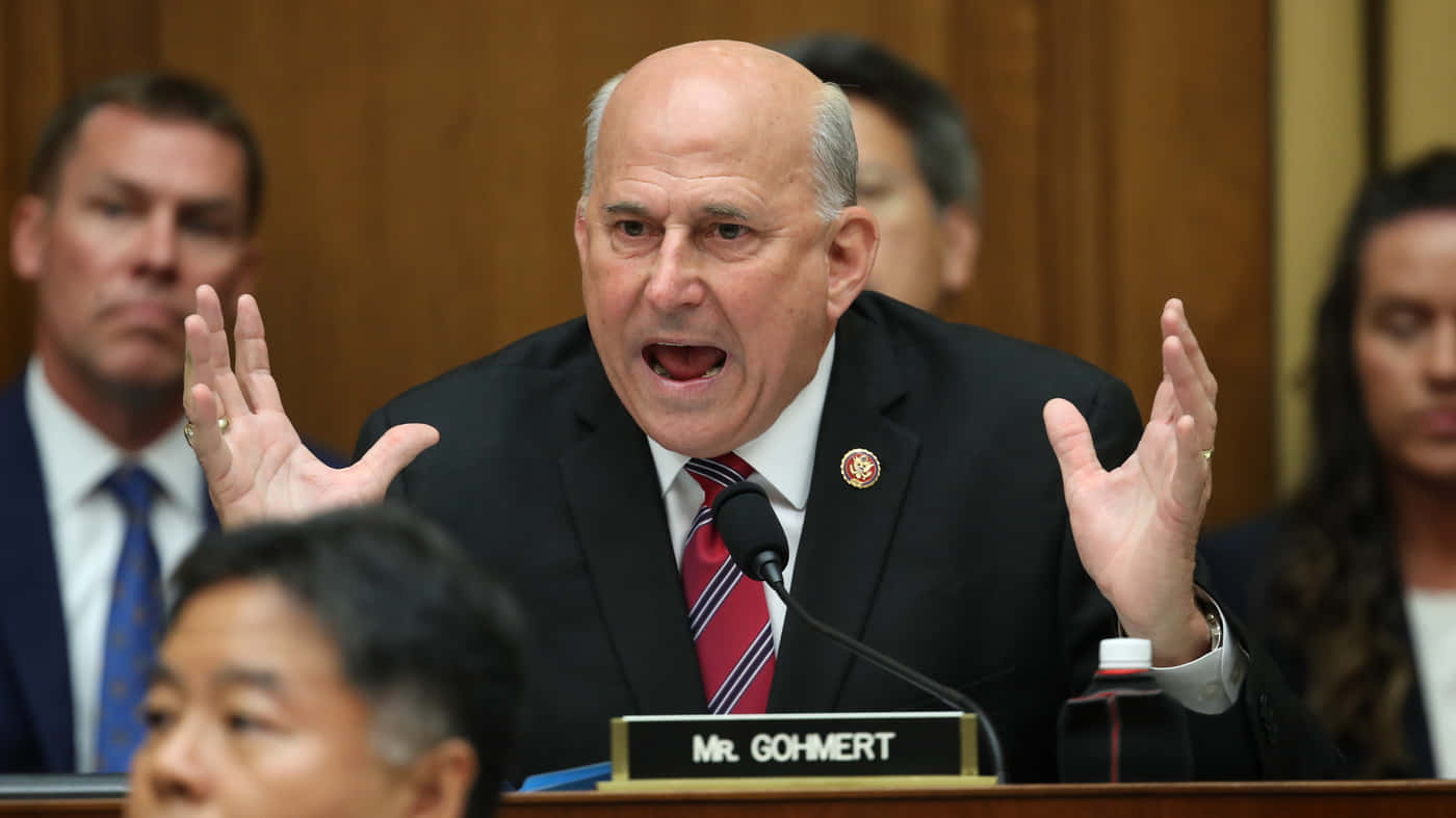 Louie Gohmert, dark suit, red striped tie, HD Desktop Wallpaper