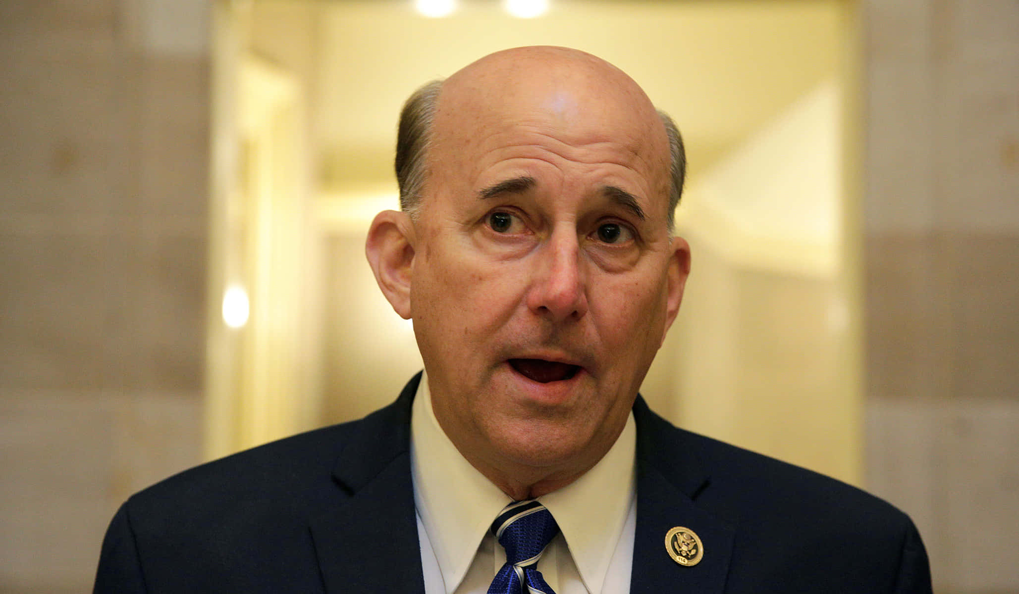 Louie Gohmert, balding head, dark suit, Full HD Desktop Wallpaper