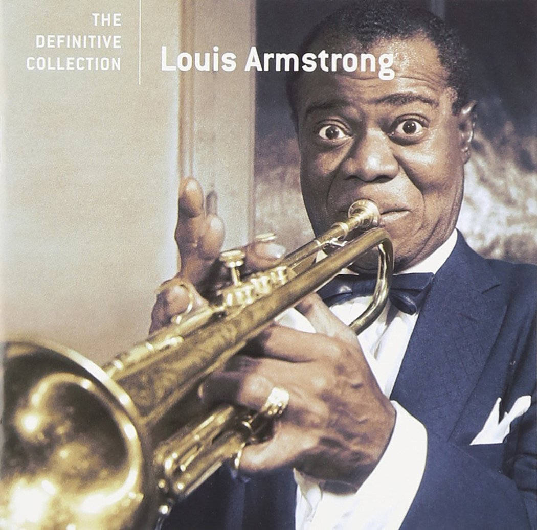 Louis Armstrong, trumpet, studio portrait, SD Desktop Wallpaper