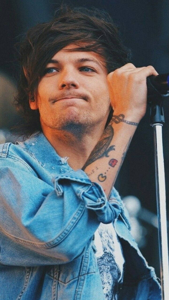 Louis Tomlinson, tousled hair, tattoos, HD Phone Wallpaper
