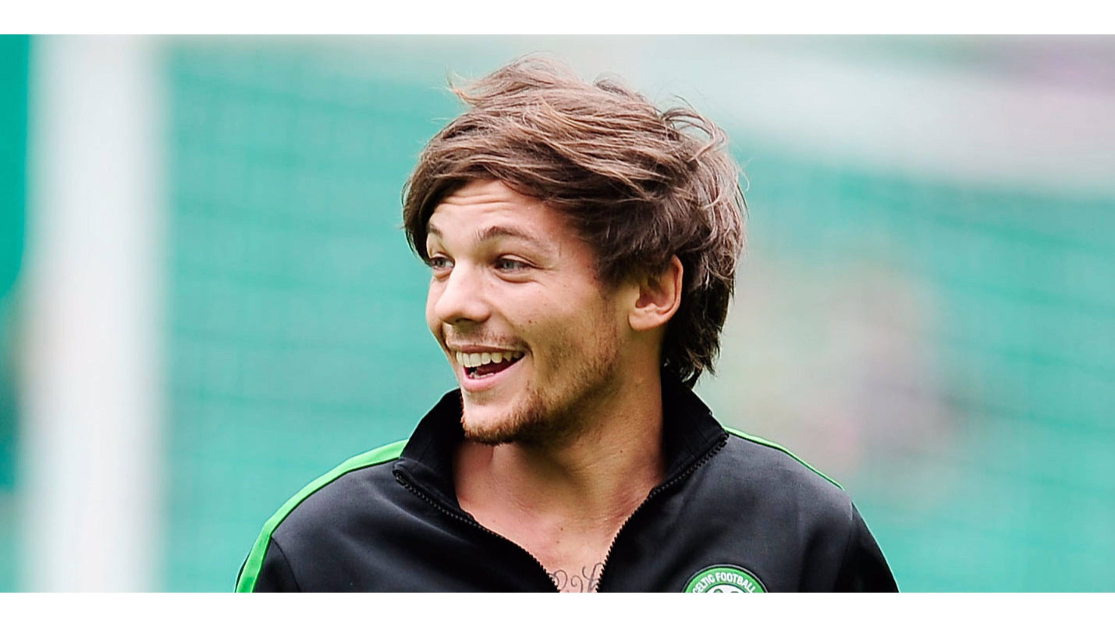 Louis Tomlinson, black and green sports jacket, tousled brown hair, 4K Desktop Wallpaper