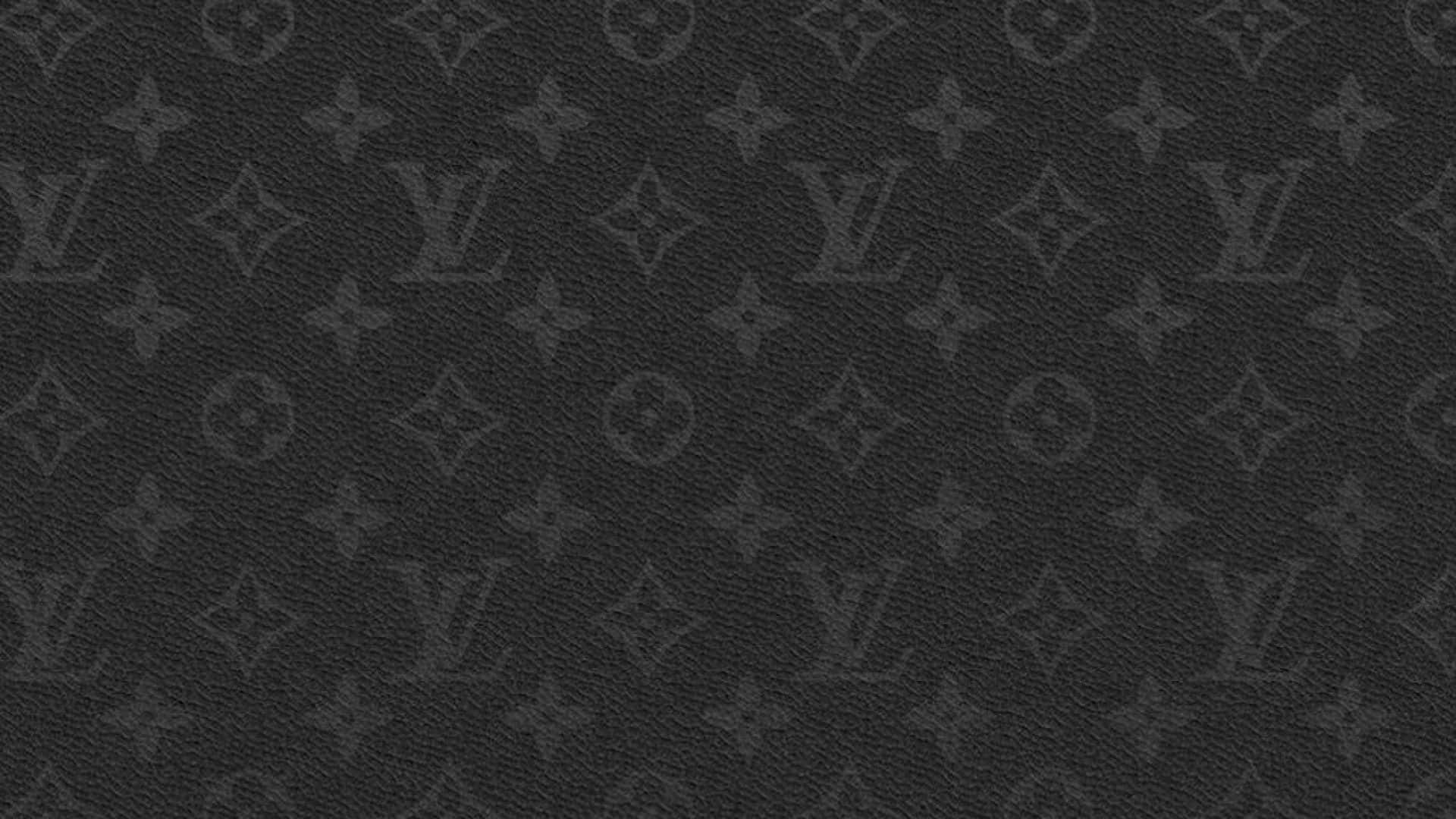 Louis Vuitton, monogram pattern, brown desktop, Full HD Desktop Wallpaper