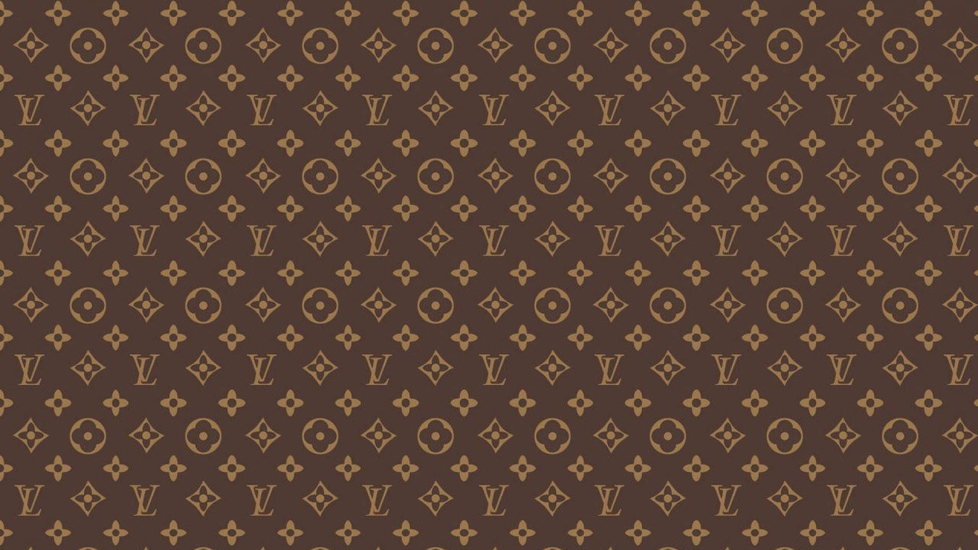 Louis Vuitton, vintage vertical, brown and tan Louis Vuitton monogram pattern, Full HD Desktop Wallpaper