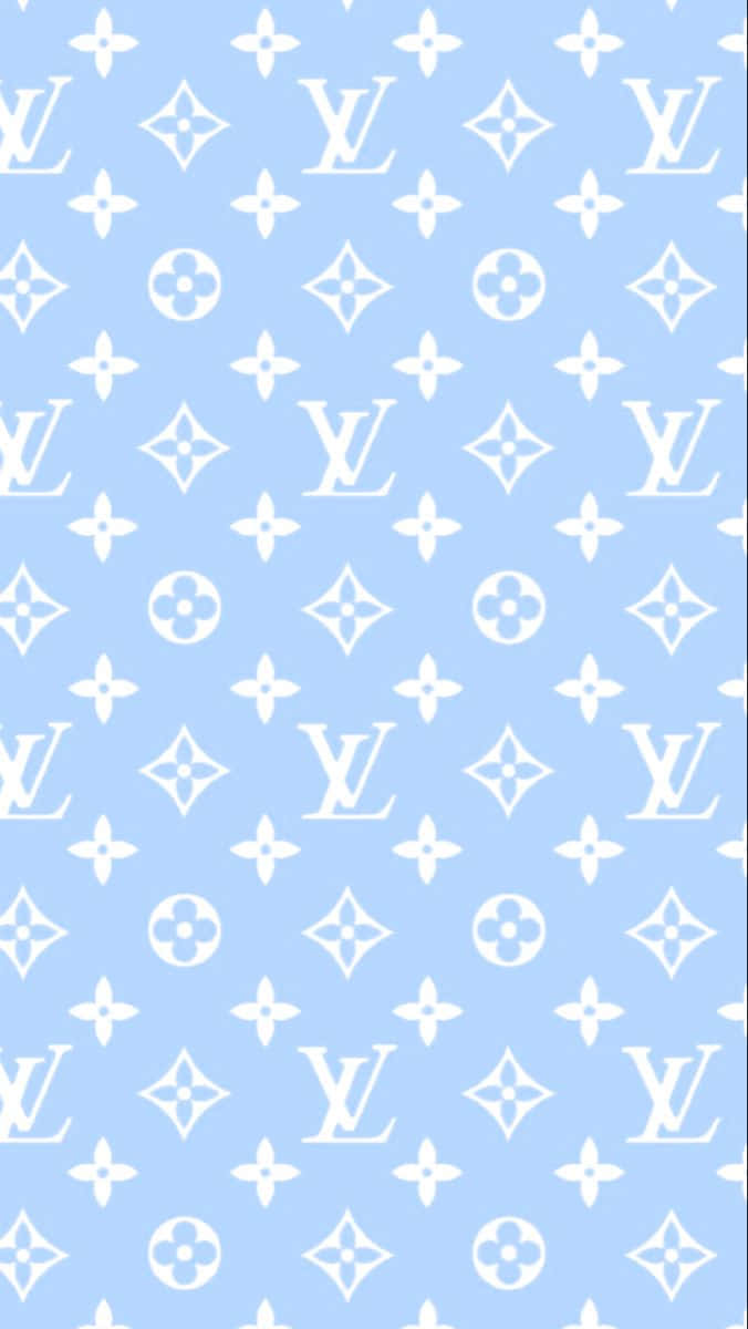 Louis Vuitton, monogram pattern, interlocking LV logos, SD Phone Wallpaper
