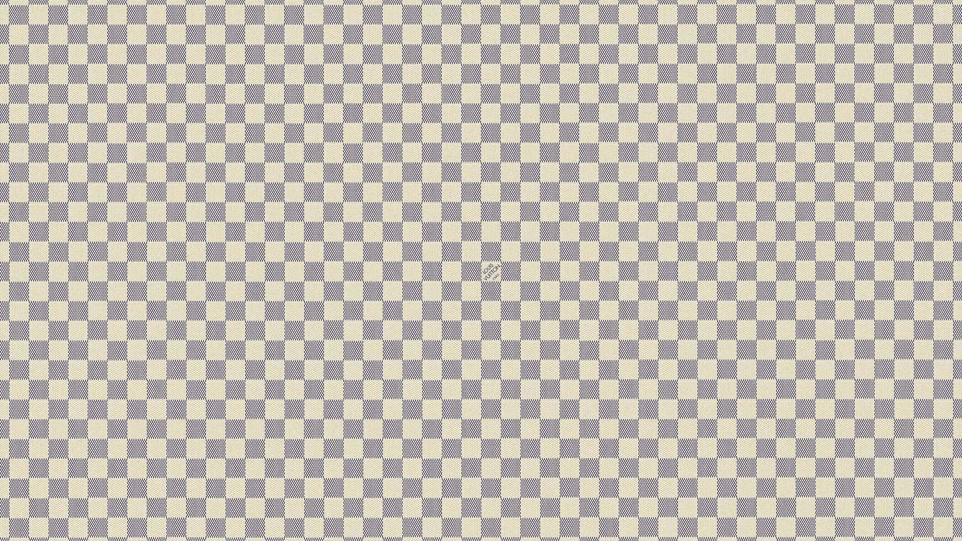 Louis Vuitton, checkerboard pattern, light gray, Full HD Desktop Wallpaper