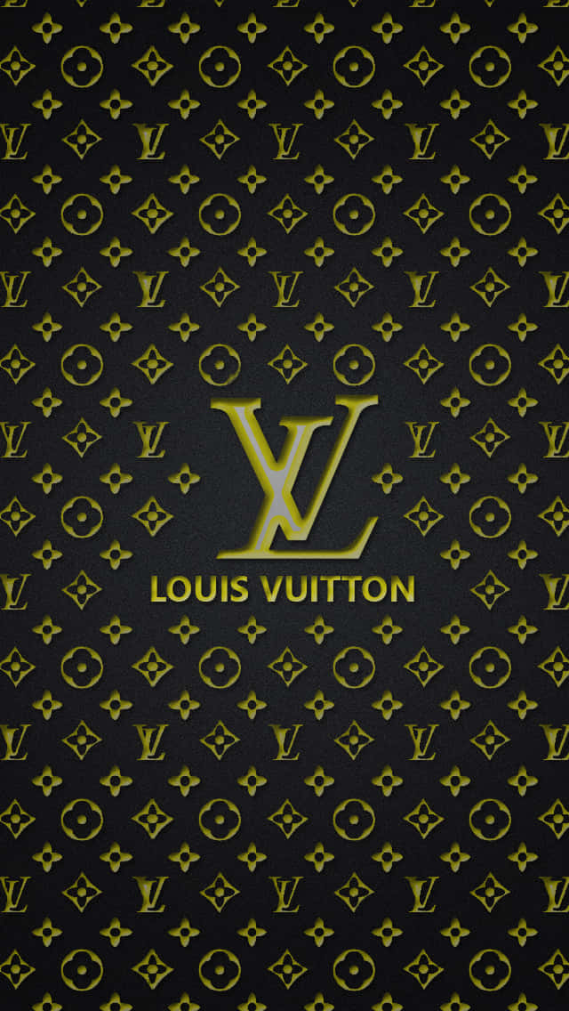 Louis Vuitton, iPhone, black, SD Phone Wallpaper