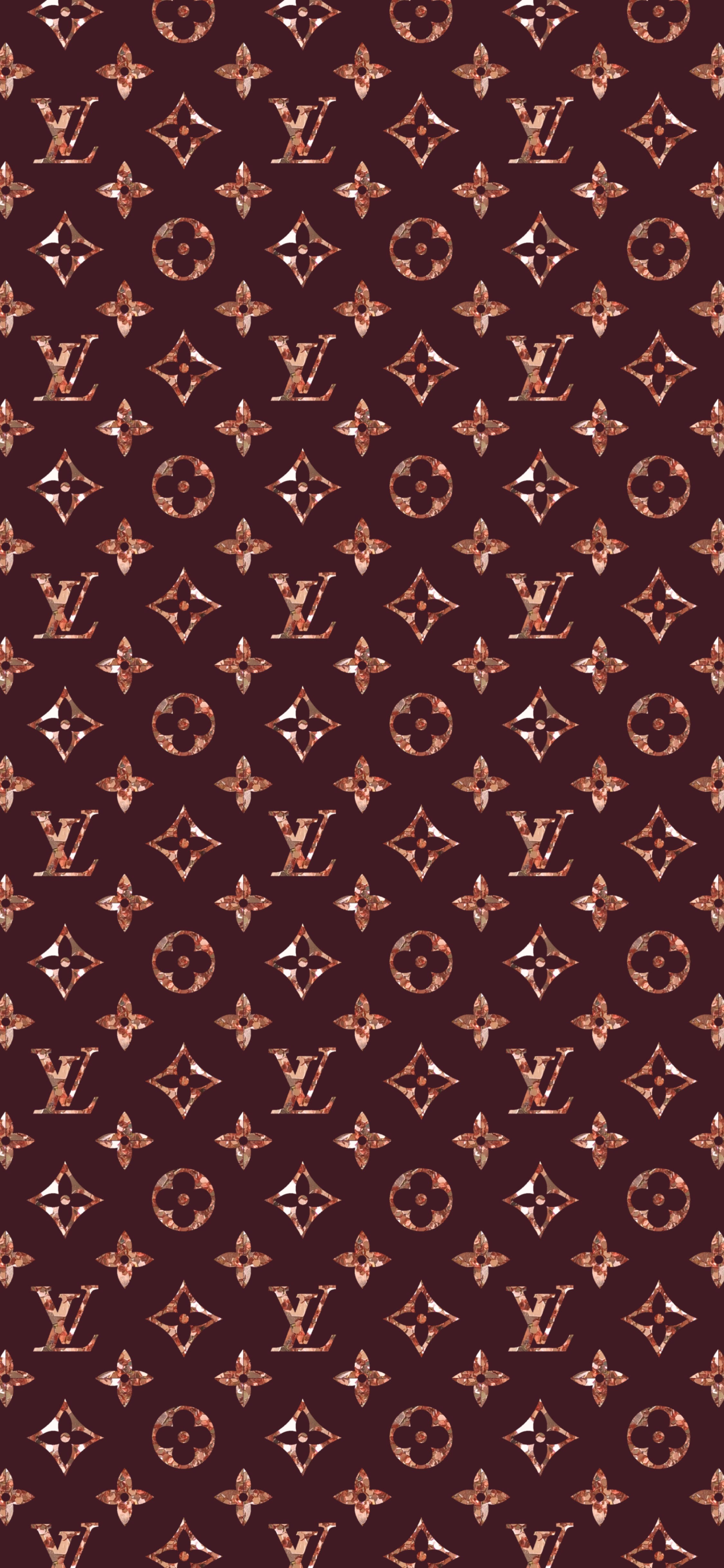 Louis Vuitton, rose gold, iPhone, 4K Phone Wallpaper