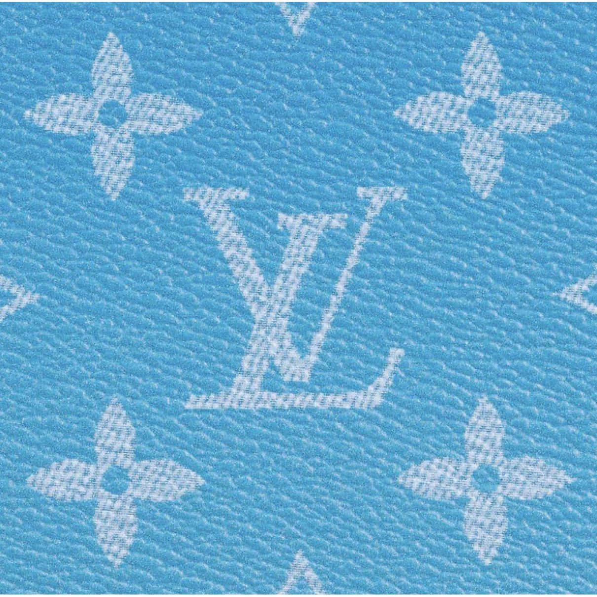 Louis Vuitton, ombre blue, light blue textured fabric, SD Desktop Wallpaper