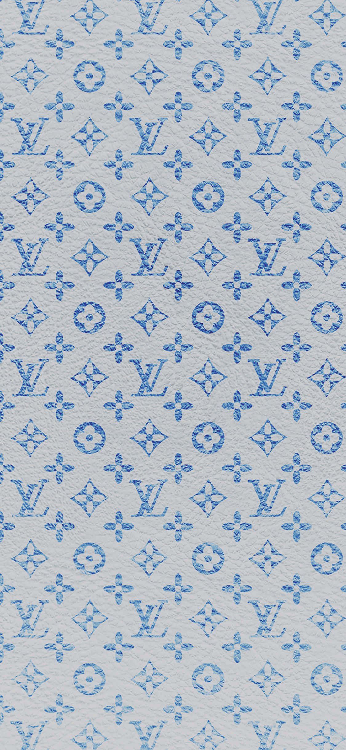Louis Vuitton, iPhone, blue monogram pattern, Full HD Phone Wallpaper