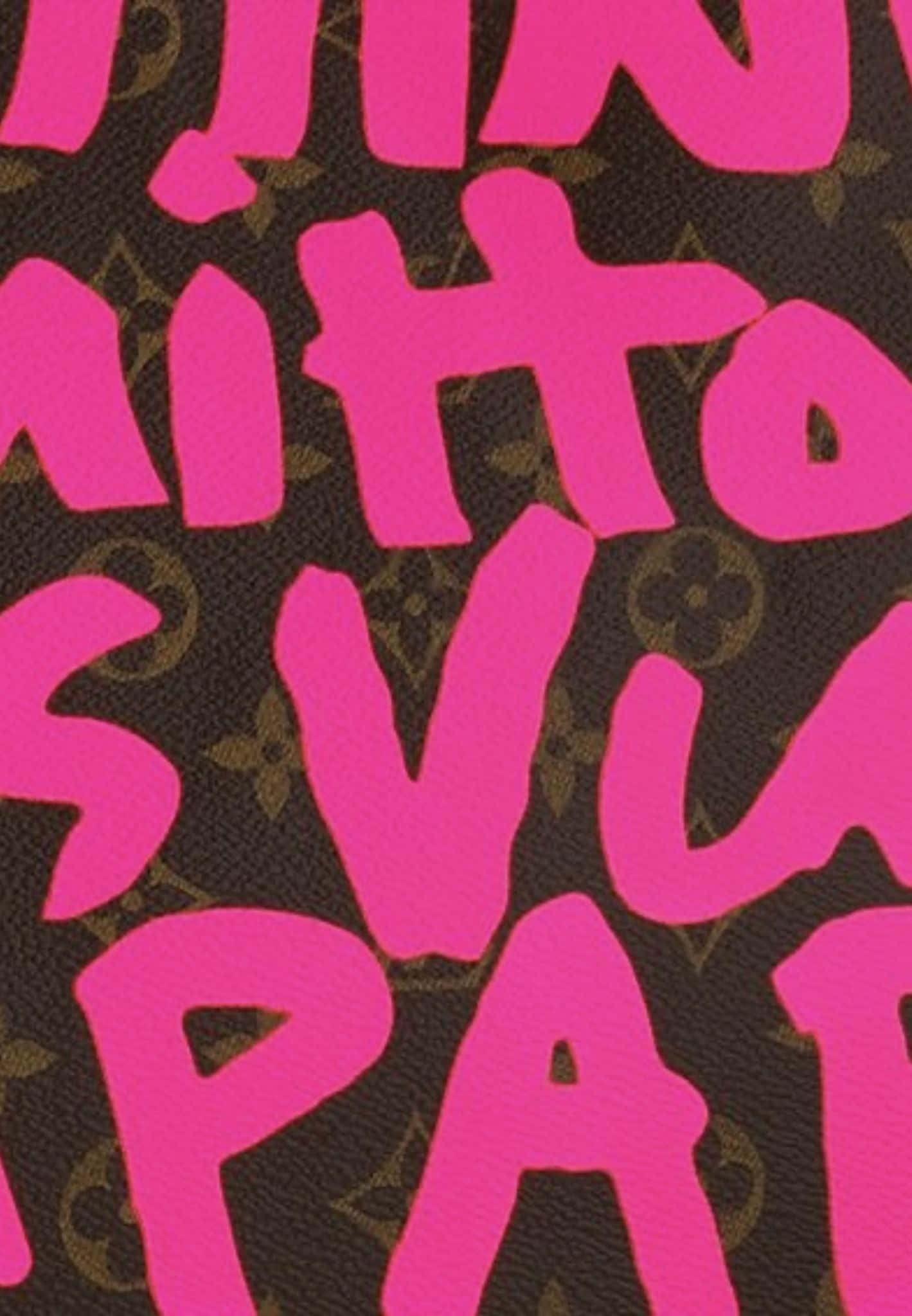 Louis Vuitton, pink, black, Full HD Phone Wallpaper