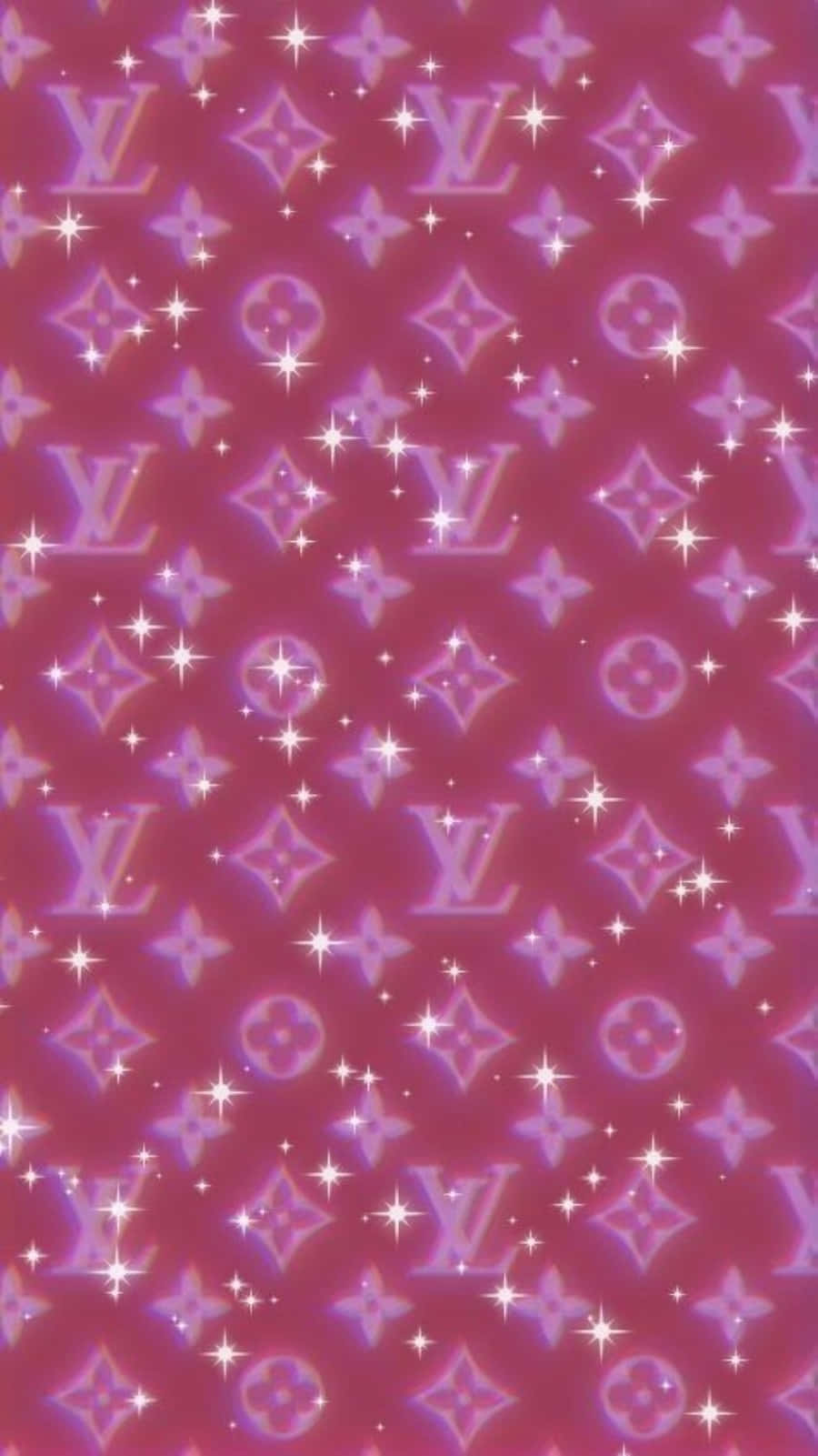 Louis Vuitton, Pink, monogram patterns, HD Phone Wallpaper