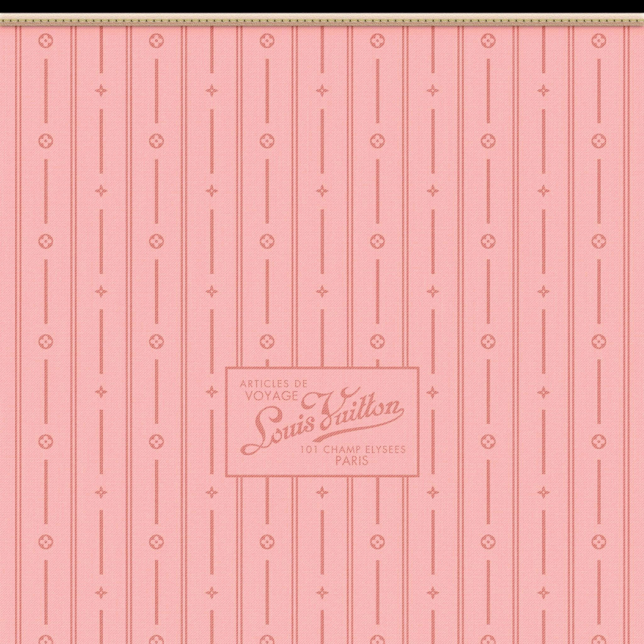 Louis Vuitton Pink, Louis Vuitton, vintage travel goods motif, Full HD Desktop Wallpaper