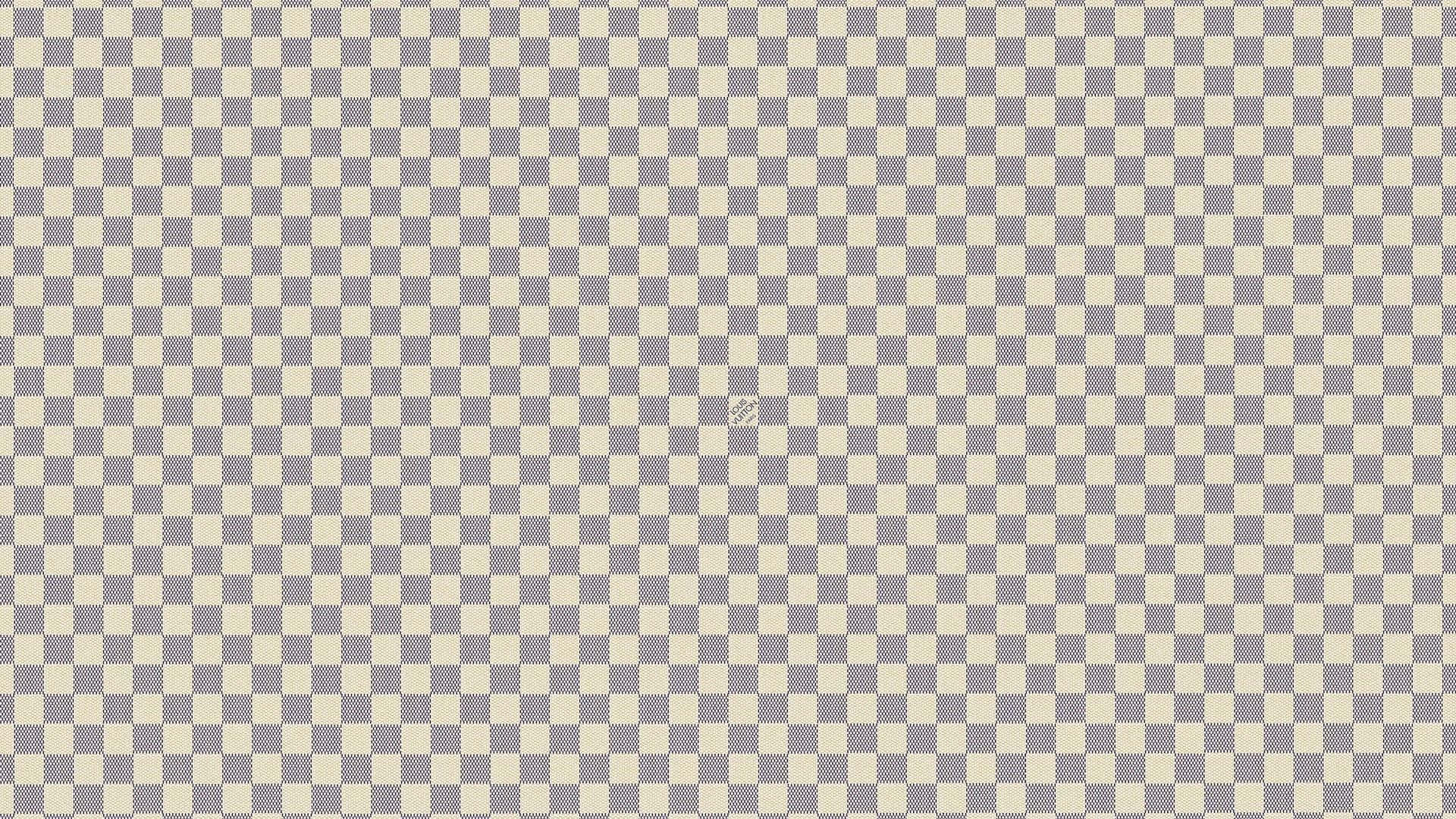 Louis Vuitton, checkerboard pattern, light gray, Full HD Desktop Wallpaper