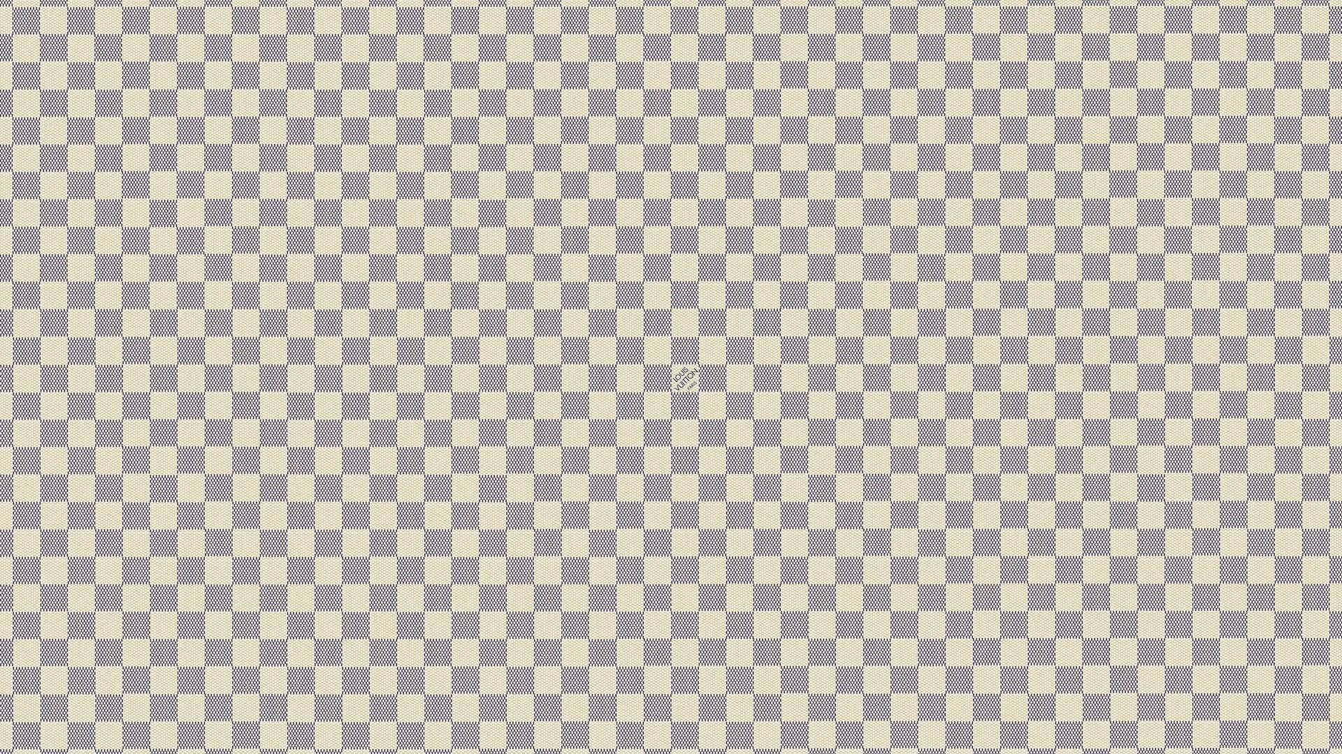 Louis Vuitton, checkerboard pattern, light gray, Full HD Desktop Wallpaper