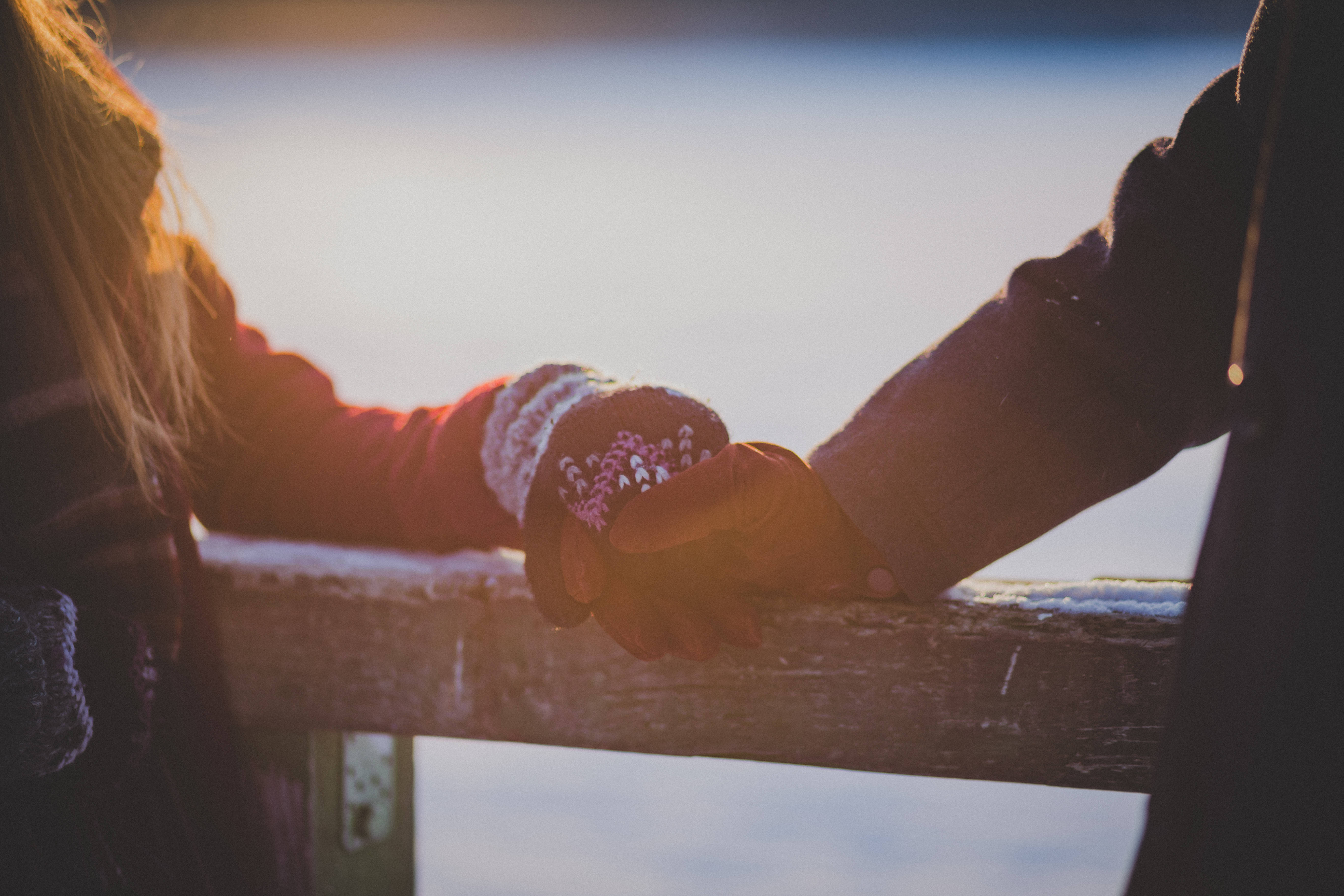 Love And Friendship, wintertime, golden sunlight, 5K Desktop Wallpaper